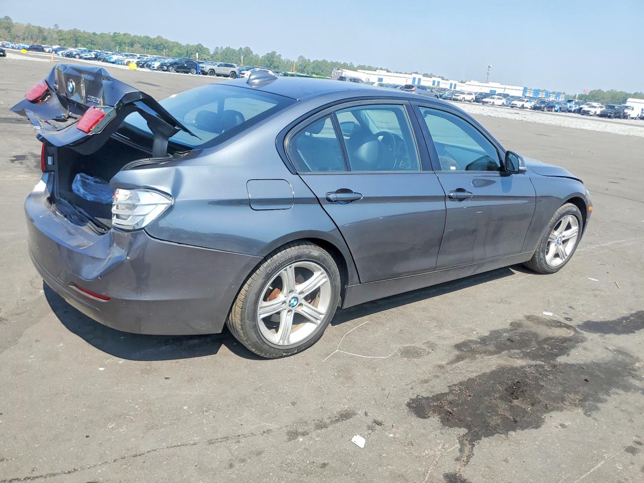 2014 Bmw 328 Xi Sulev Gray vin: WBA3B5G56ENS10986