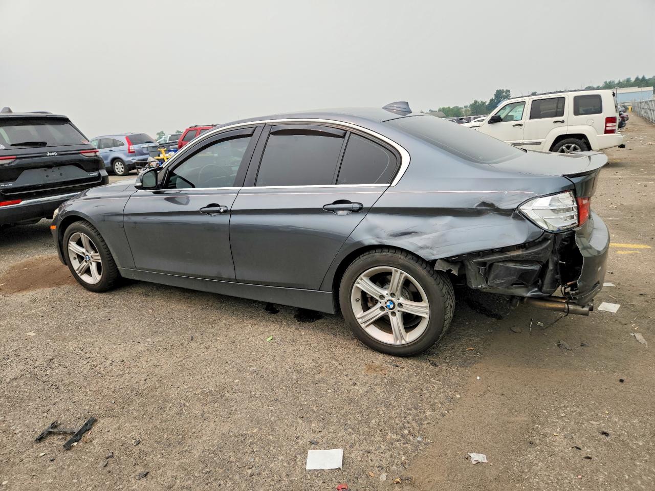 2015 Bmw 328 Xi Sulev Gray vin: WBA3B5G56FNS11718