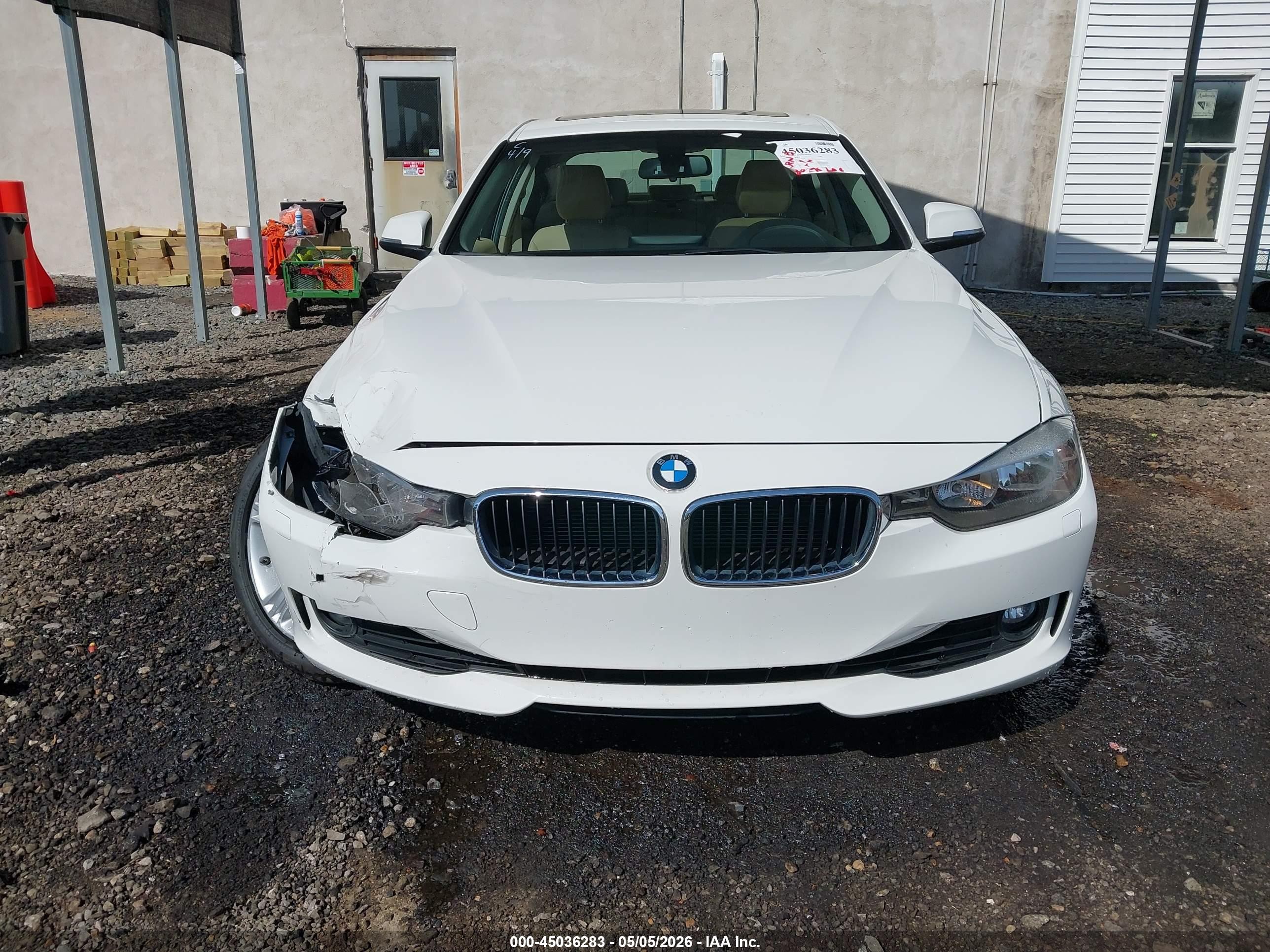 2015 Bmw 328i Xdrive White vin: WBA3B5G56FNS14232