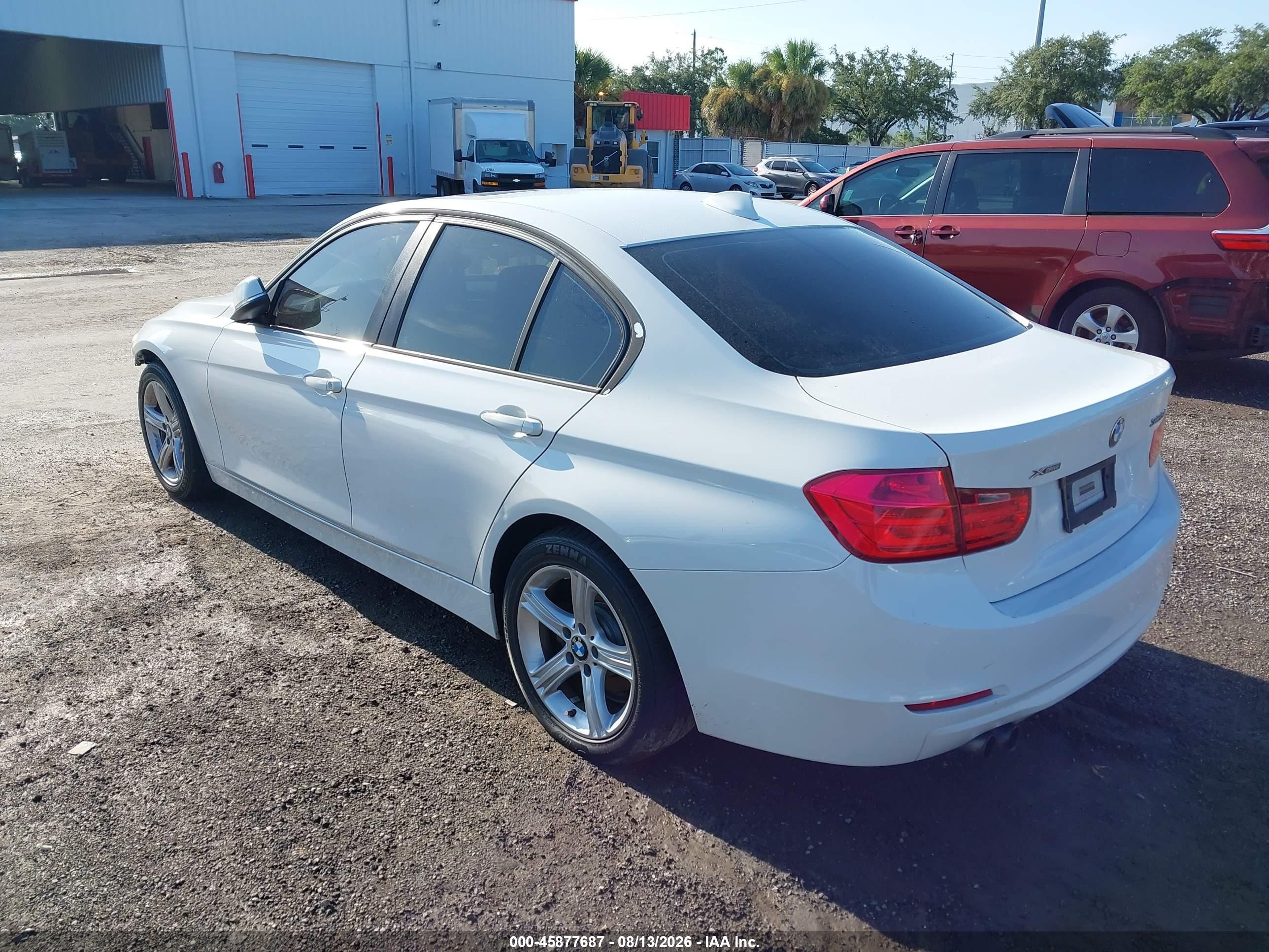 2014 Bmw 328i Xdrive White vin: WBA3B5G57ENS08762