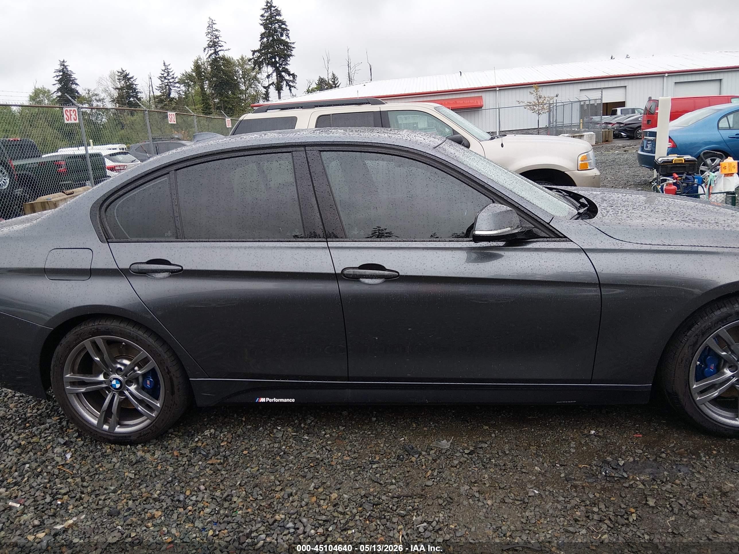 2015 Bmw 328i Xdrive Gray vin: WBA3B5G57FNS12067