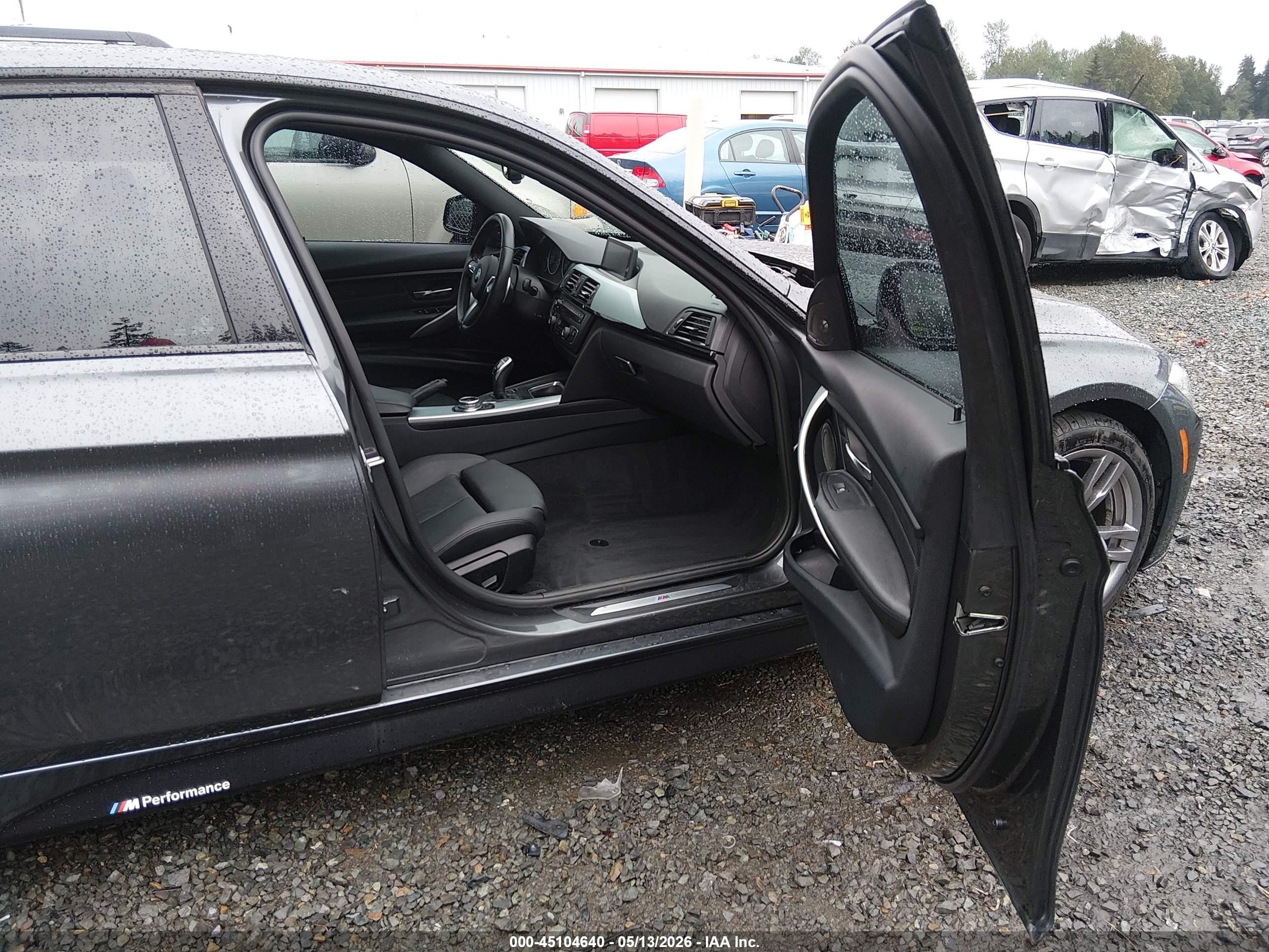 2015 Bmw 328i Xdrive Gray vin: WBA3B5G57FNS12067