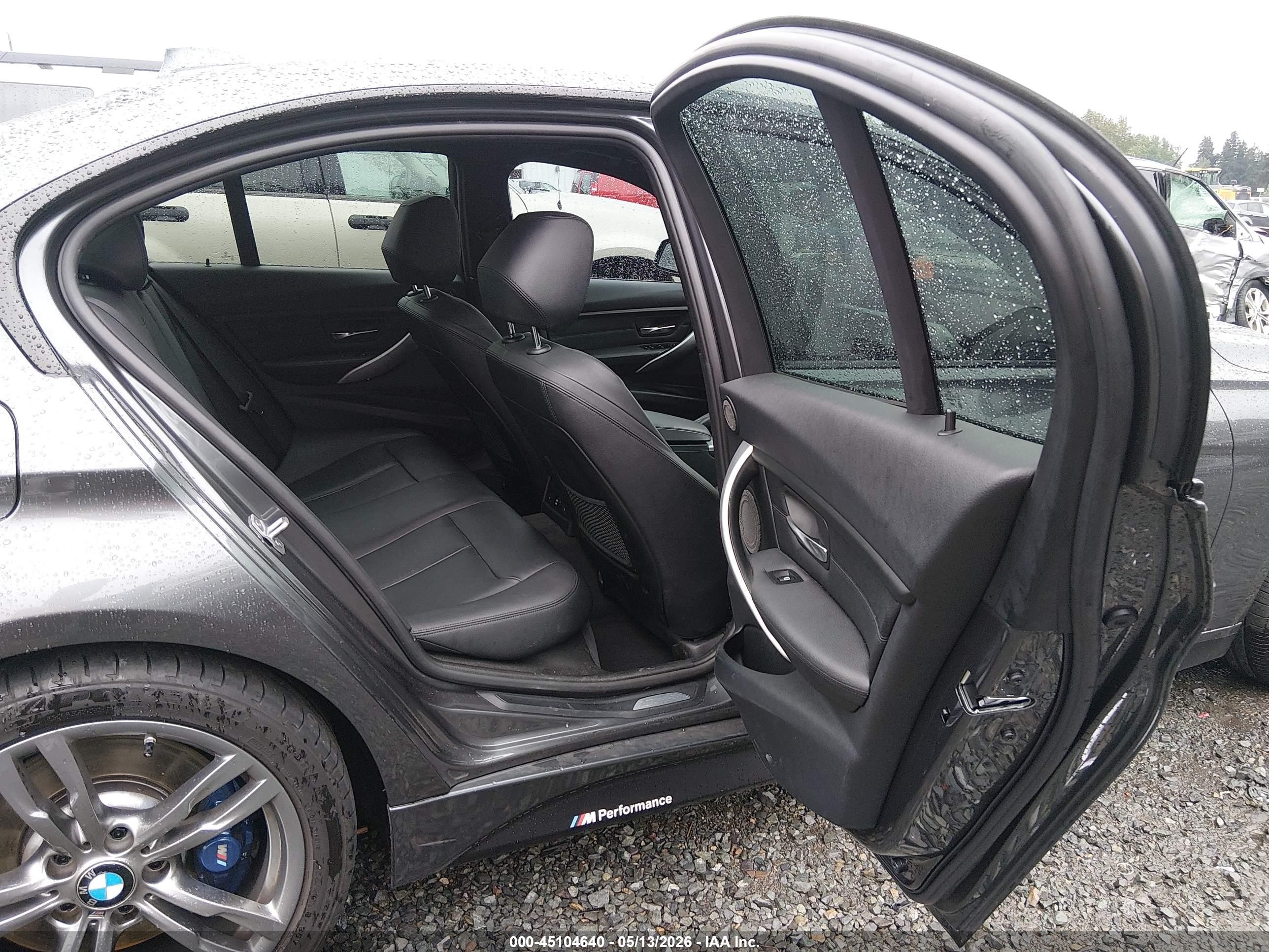 2015 Bmw 328i Xdrive Gray vin: WBA3B5G57FNS12067