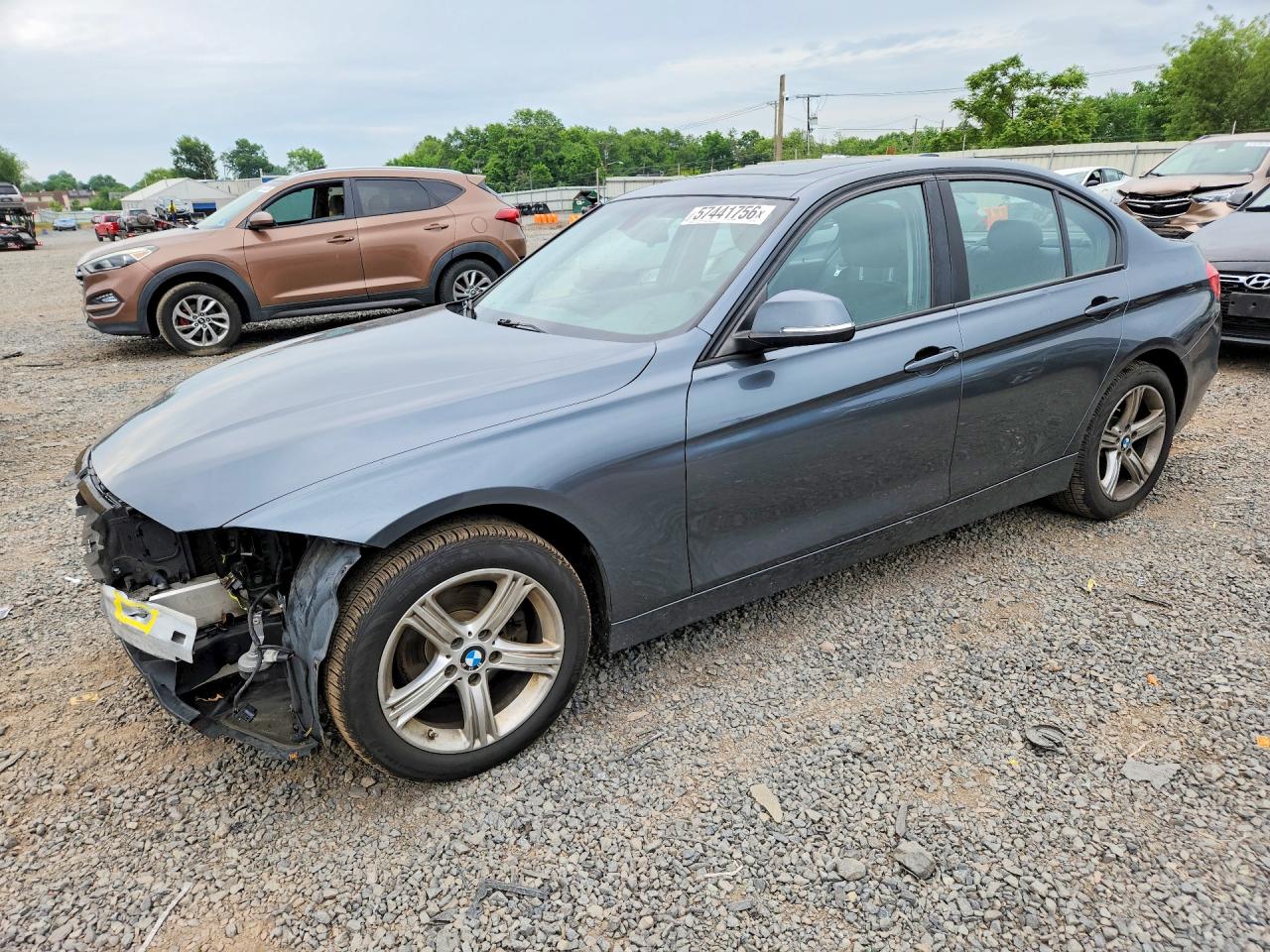 2015 Bmw 328 Xi Sulev Gray vin: WBA3B5G57FNS15325