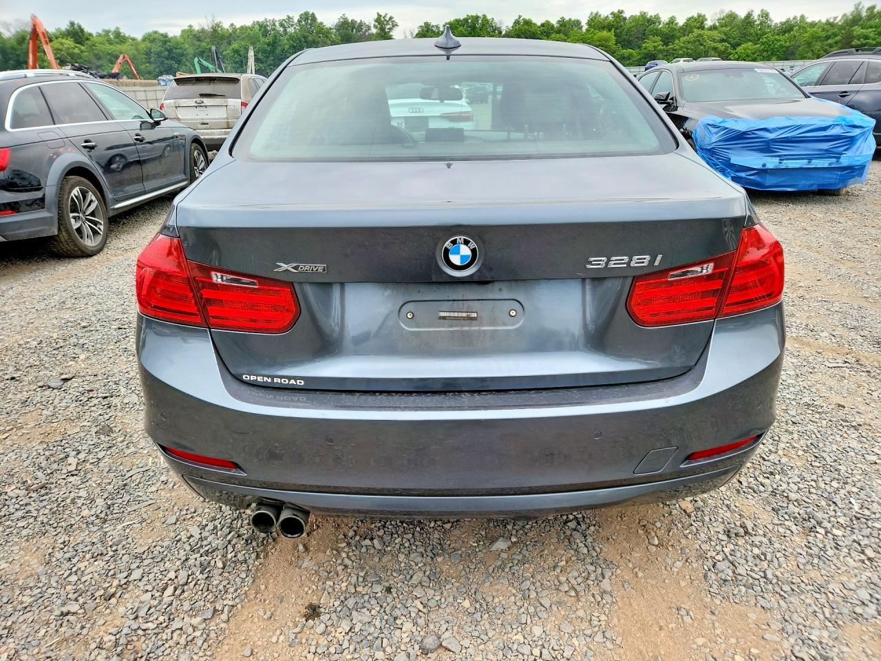 2015 Bmw 328 Xi Sulev Gray vin: WBA3B5G57FNS15325