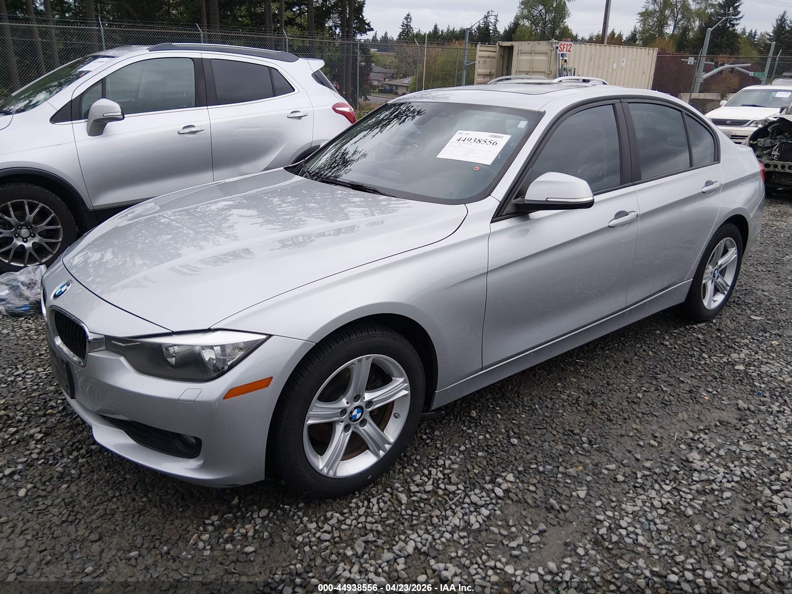 2013 Bmw 328i Xdrive Silver vin: WBA3B5G58DNP40472