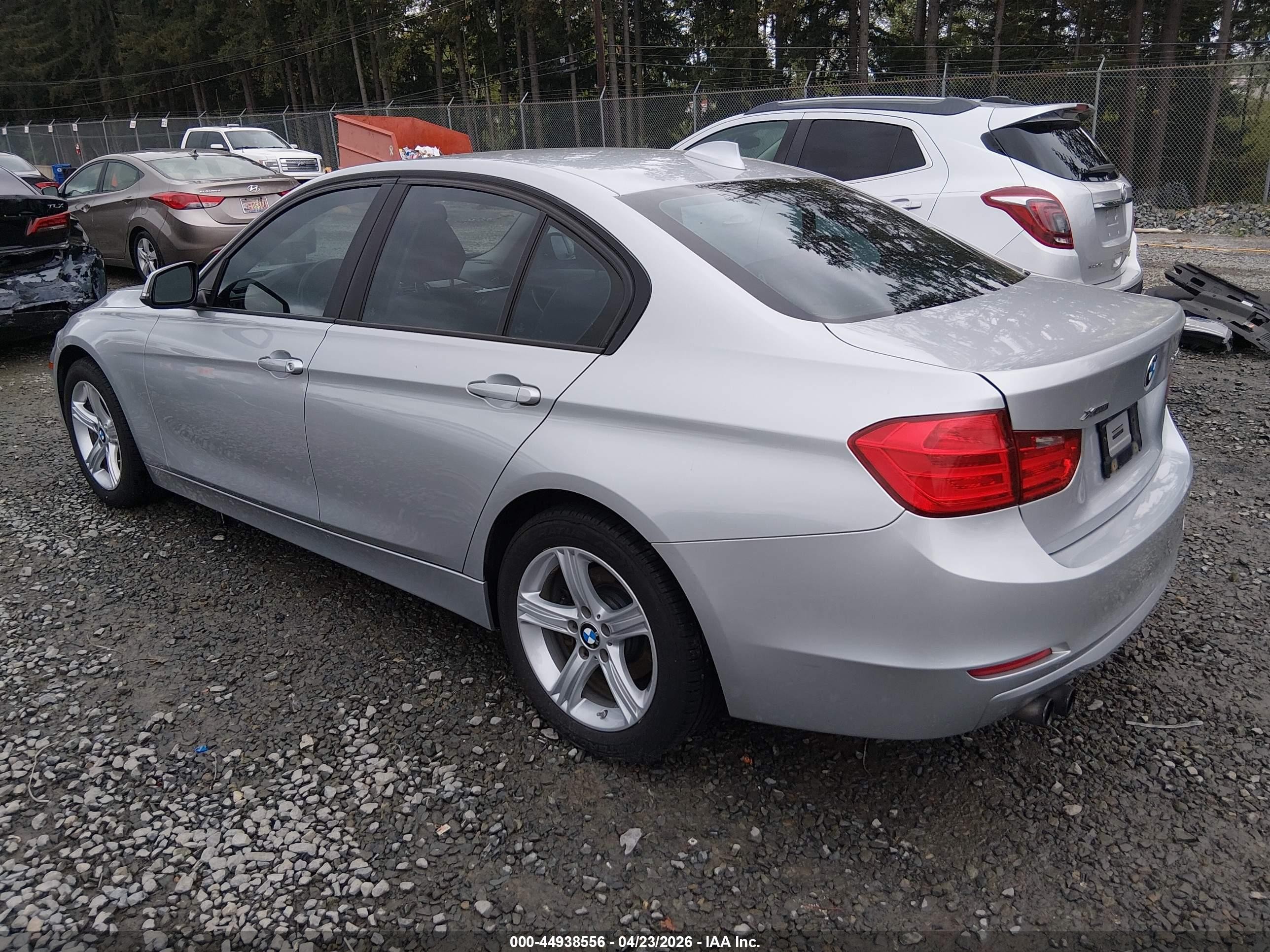 2013 Bmw 328i Xdrive Silver vin: WBA3B5G58DNP40472