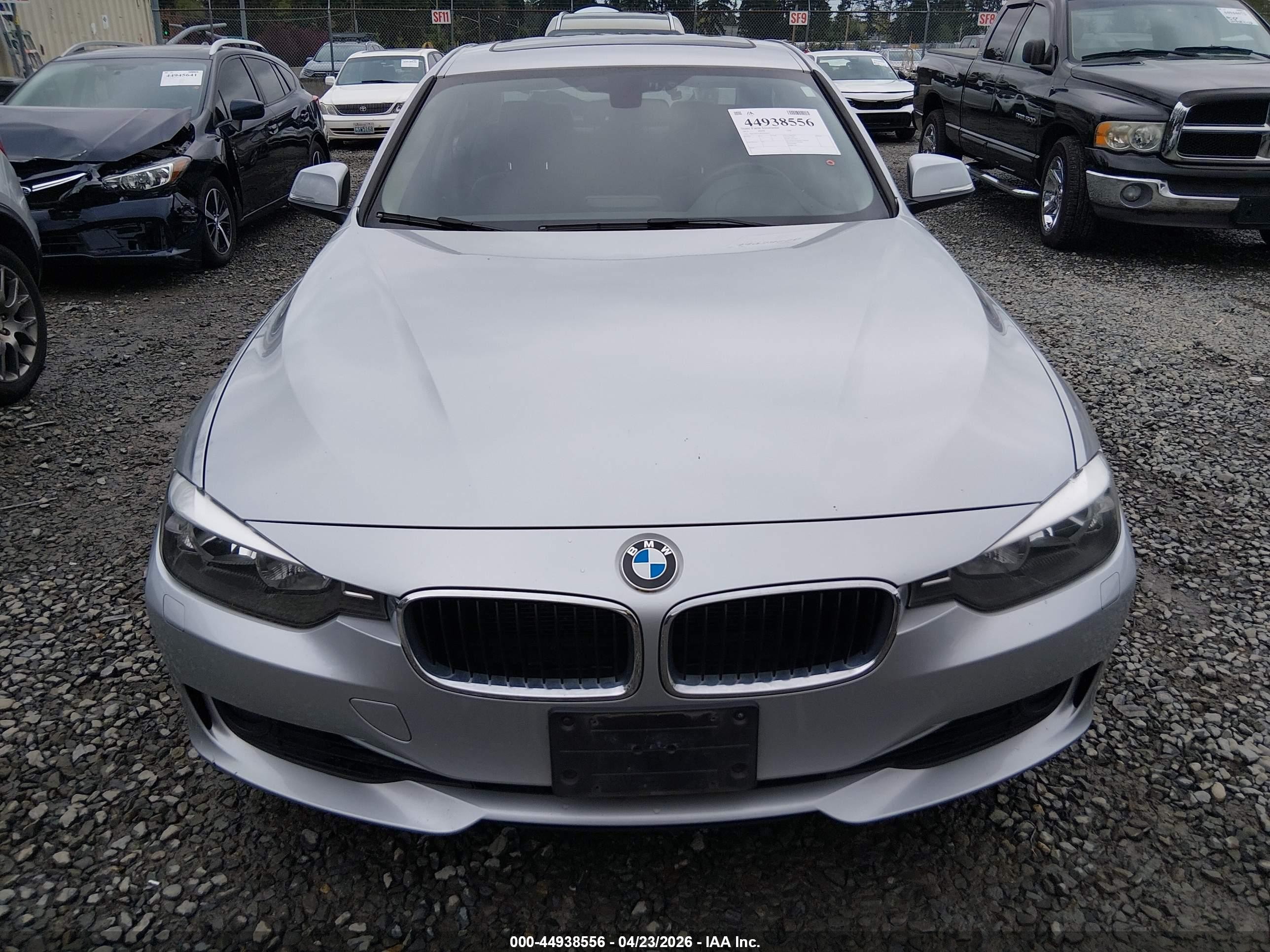 2013 Bmw 328i Xdrive Silver vin: WBA3B5G58DNP40472
