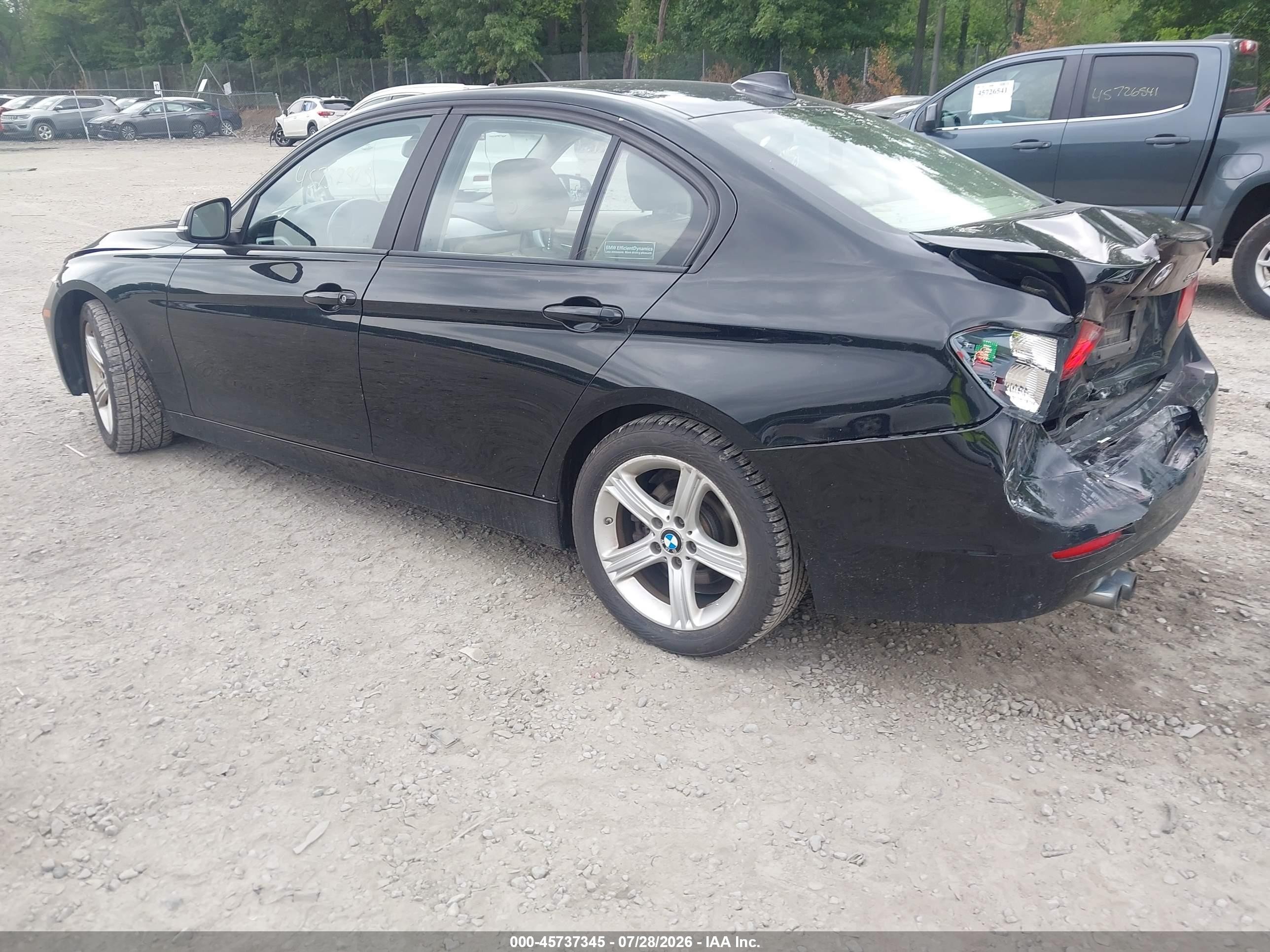 2013 Bmw 328i Xdrive Black vin: WBA3B5G58DNS02659