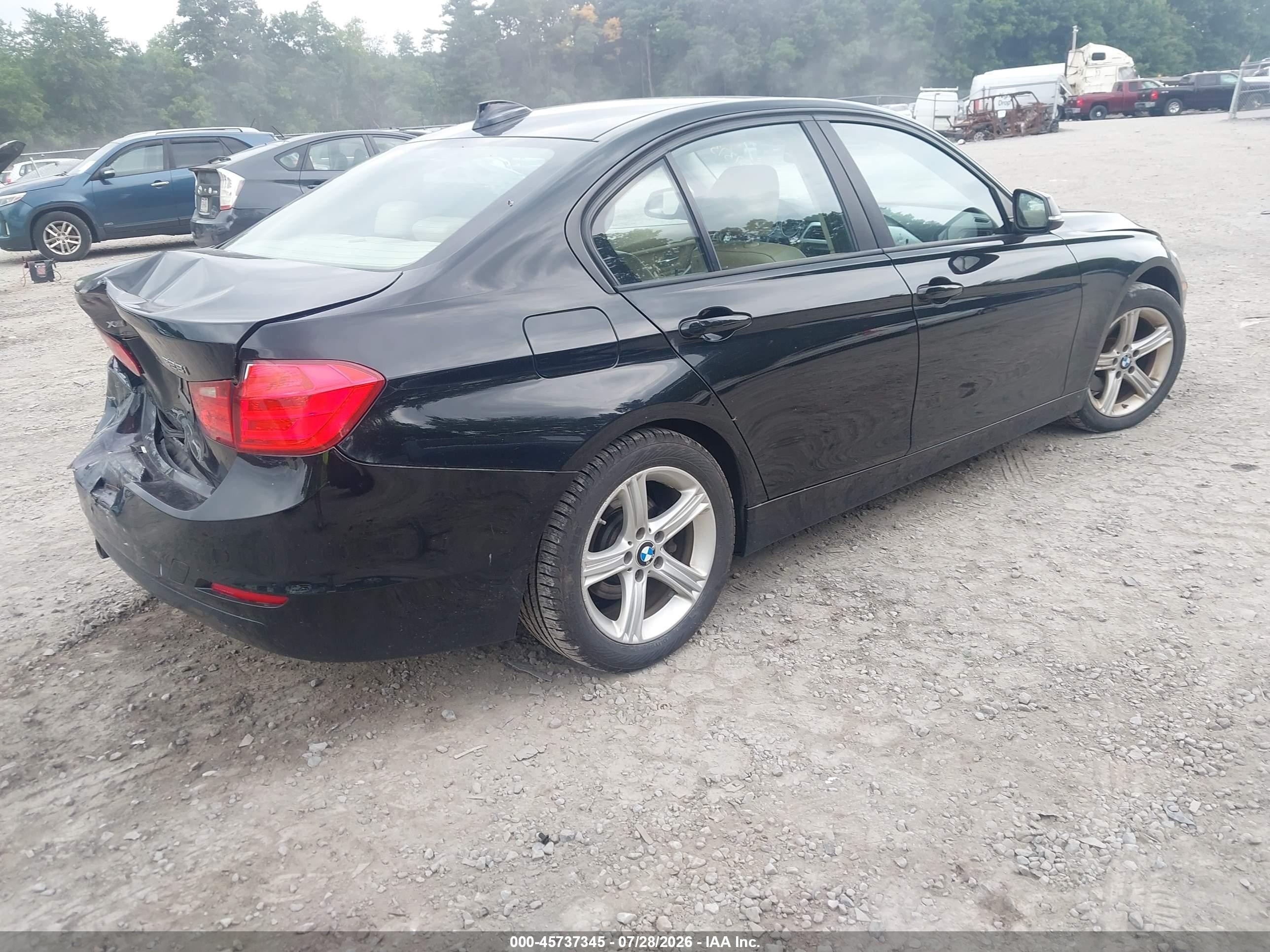 2013 Bmw 328i Xdrive Black vin: WBA3B5G58DNS02659