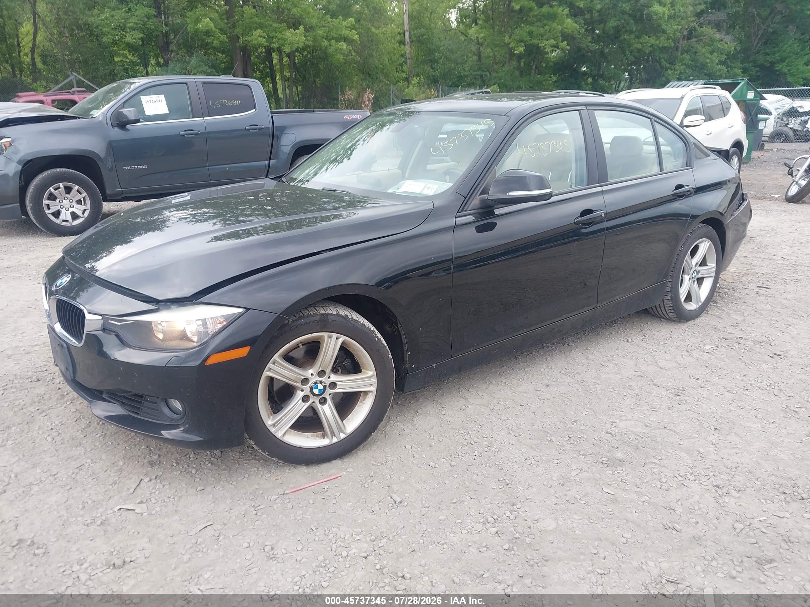 2013 Bmw 328i Xdrive Black vin: WBA3B5G58DNS02659