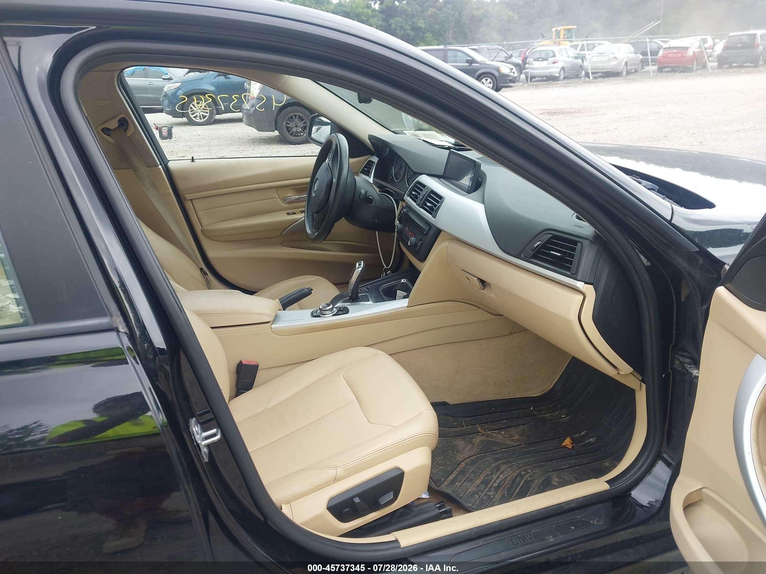 2013 Bmw 328i Xdrive Black vin: WBA3B5G58DNS02659