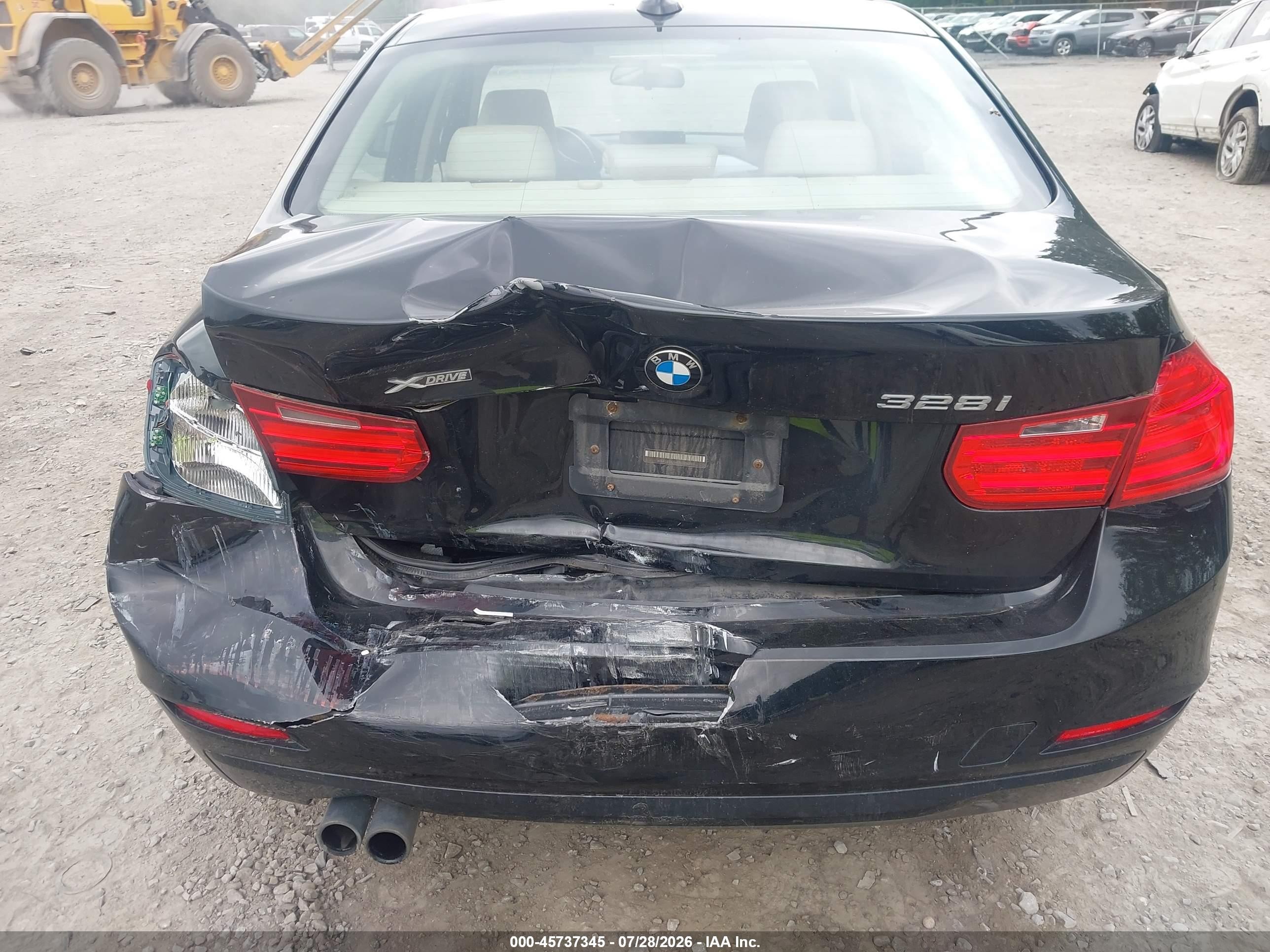2013 Bmw 328i Xdrive Black vin: WBA3B5G58DNS02659