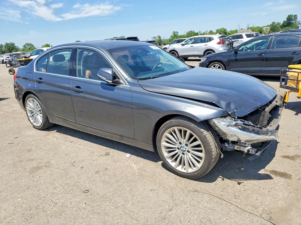 2013 Bmw 328 Xi Sulev Gray vin: WBA3B5G58DNS03083