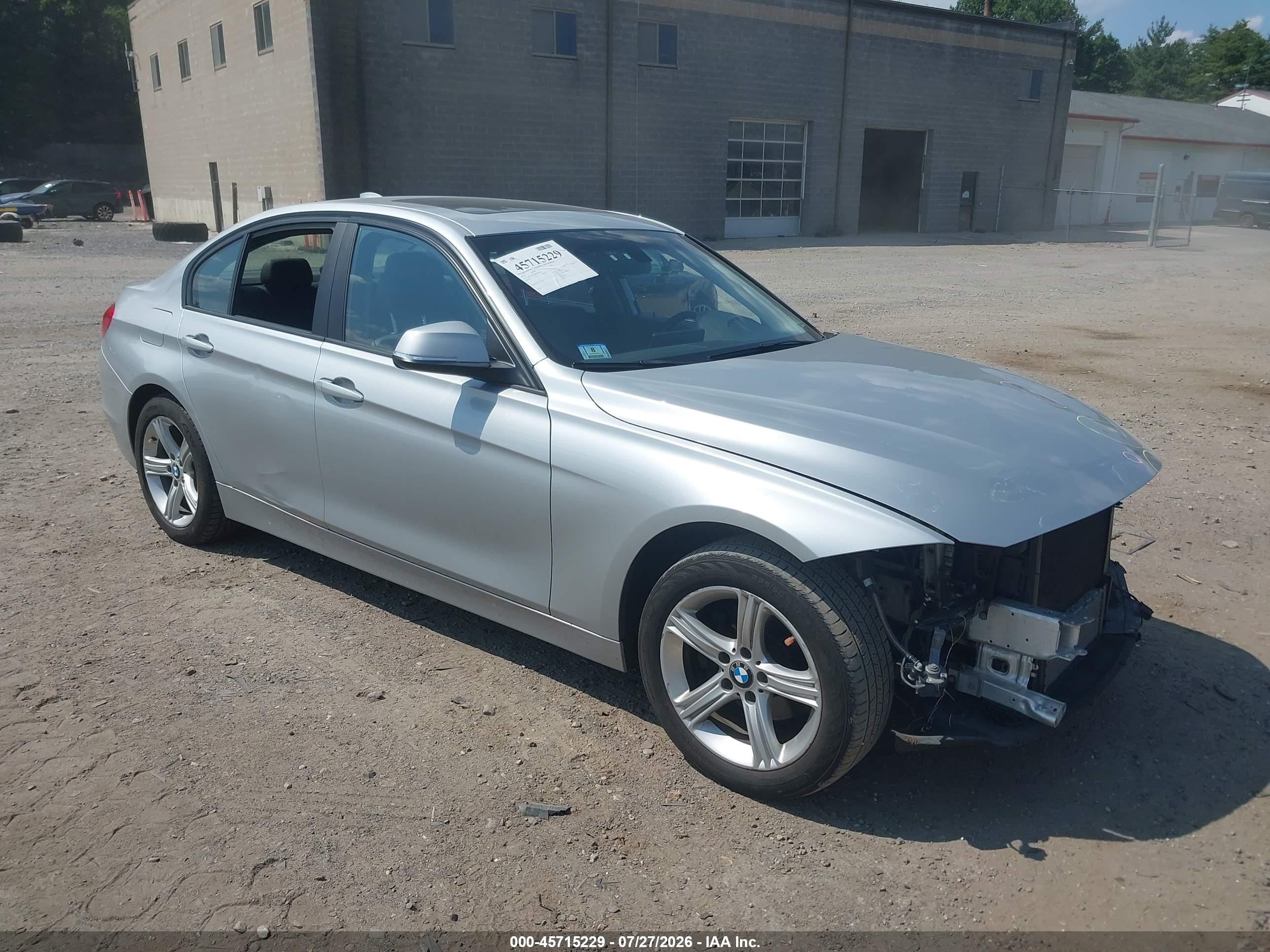 2014 Bmw 328i Xdrive Silver vin: WBA3B5G58ENS08365