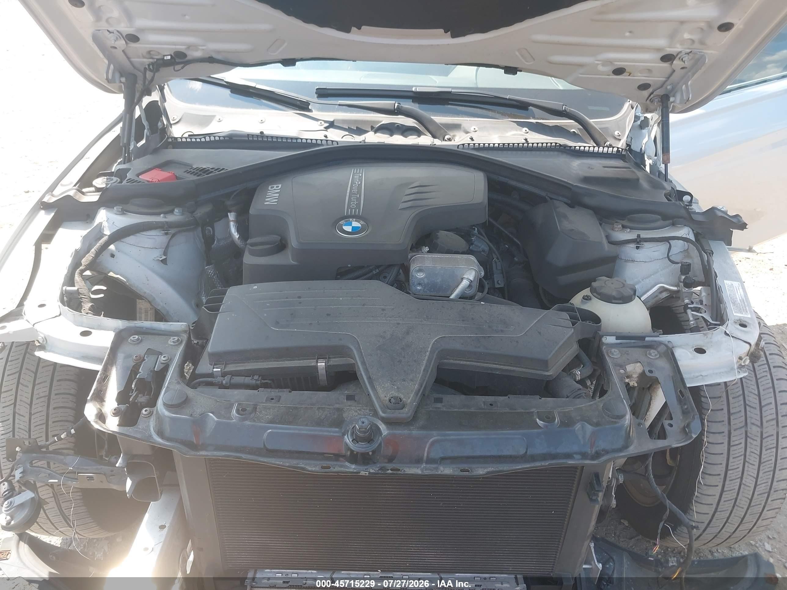 2014 Bmw 328i Xdrive Silver vin: WBA3B5G58ENS08365