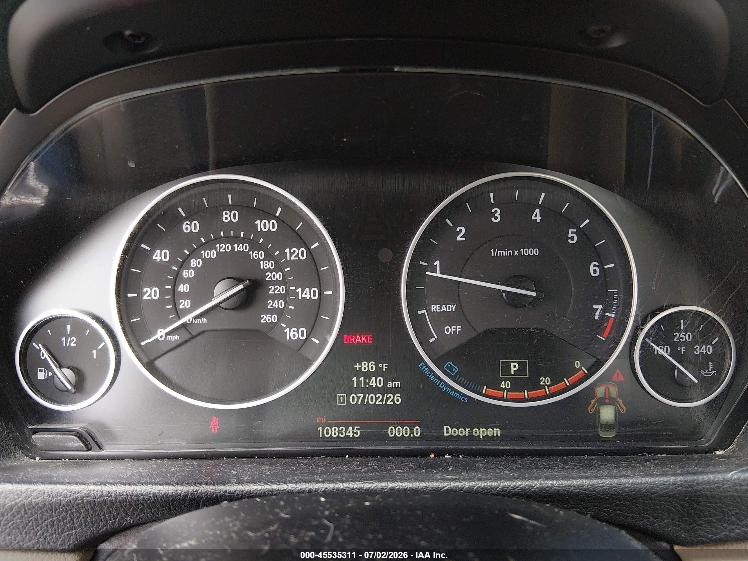 2014 Bmw 328i Xdrive White vin: WBA3B5G59ENS07922