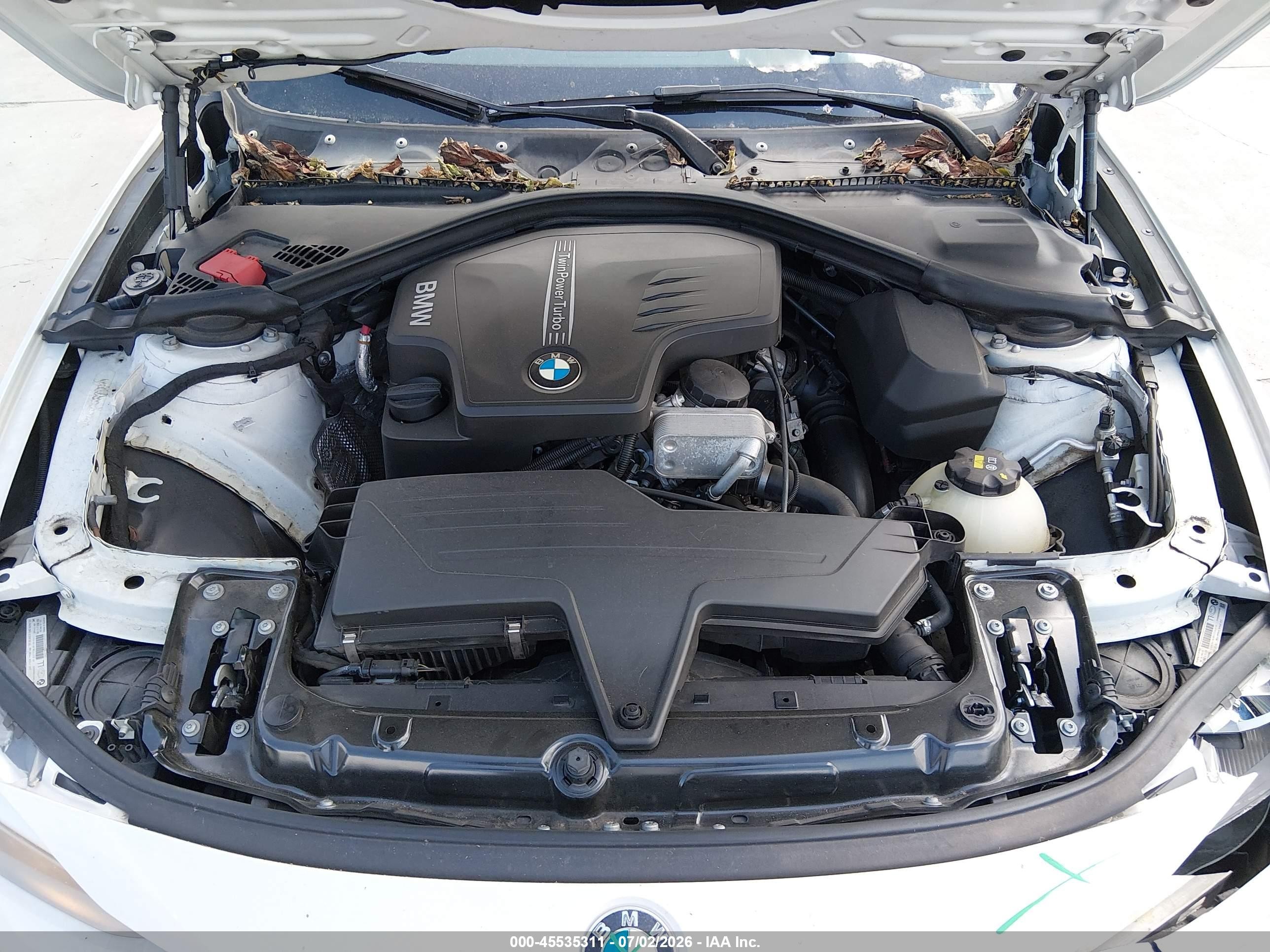 2014 Bmw 328i Xdrive White vin: WBA3B5G59ENS07922