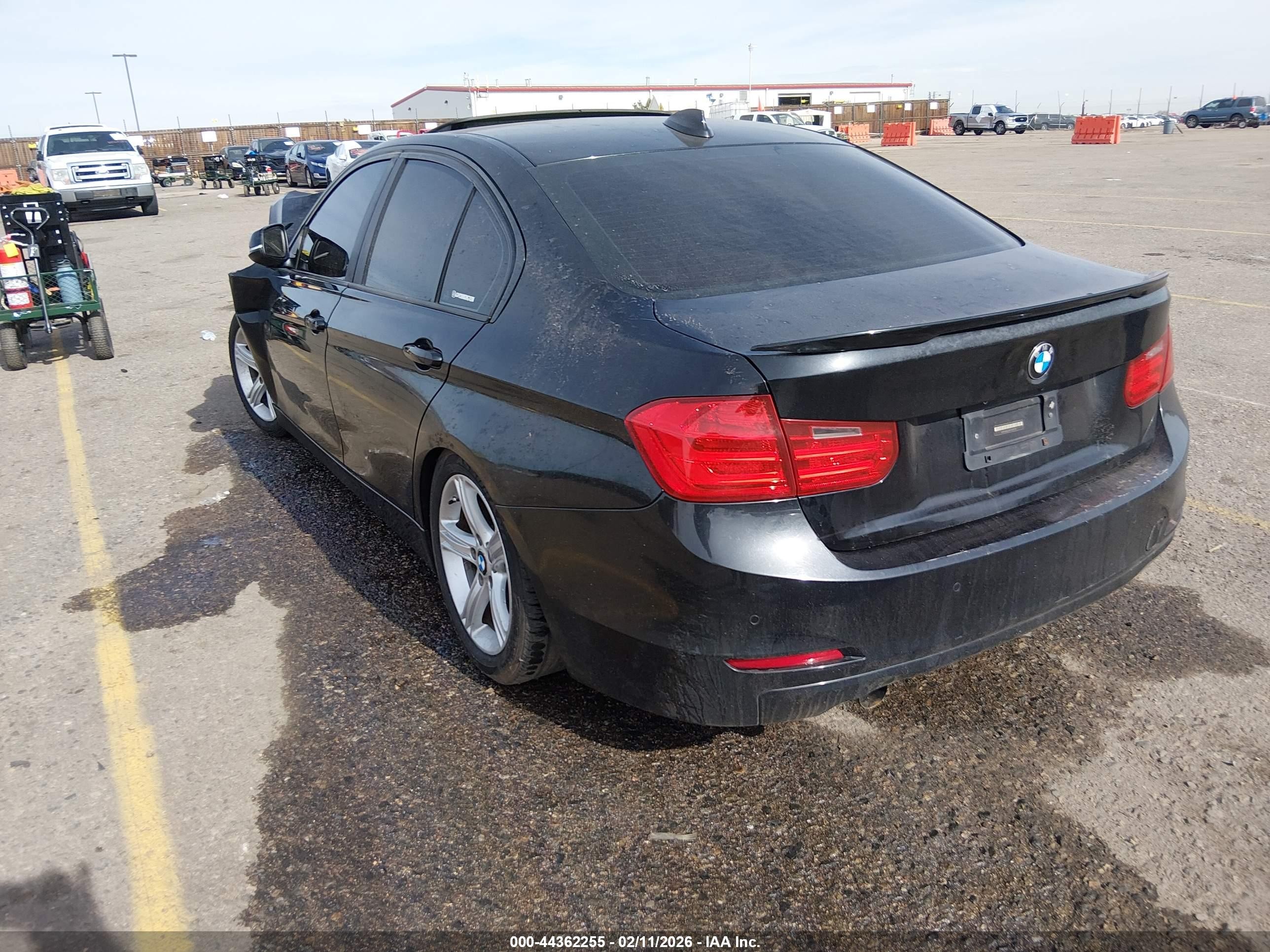 2015 Bmw 328i Xdrive Black vin: WBA3B5G59FNS17237