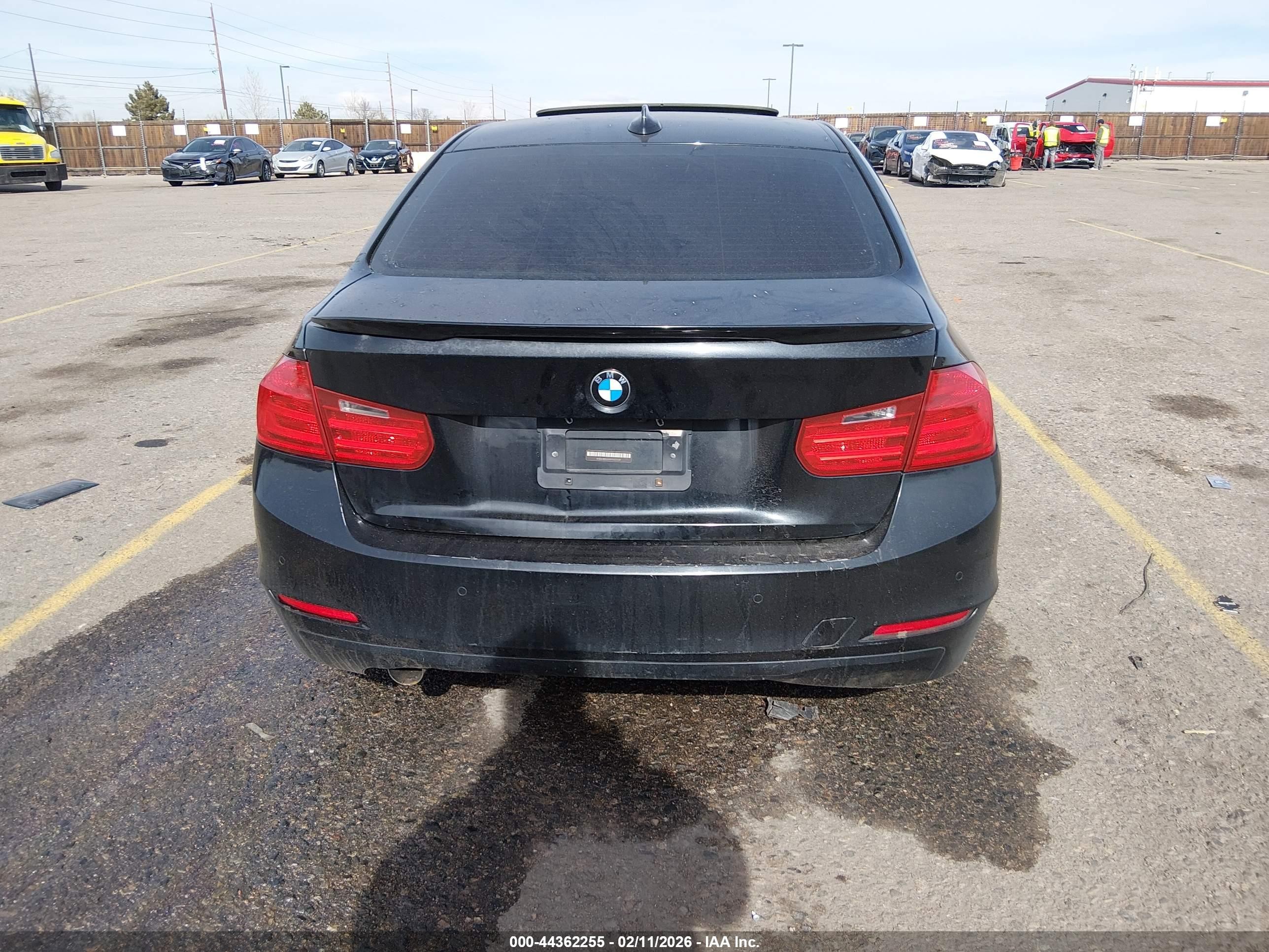 2015 Bmw 328i Xdrive Black vin: WBA3B5G59FNS17237