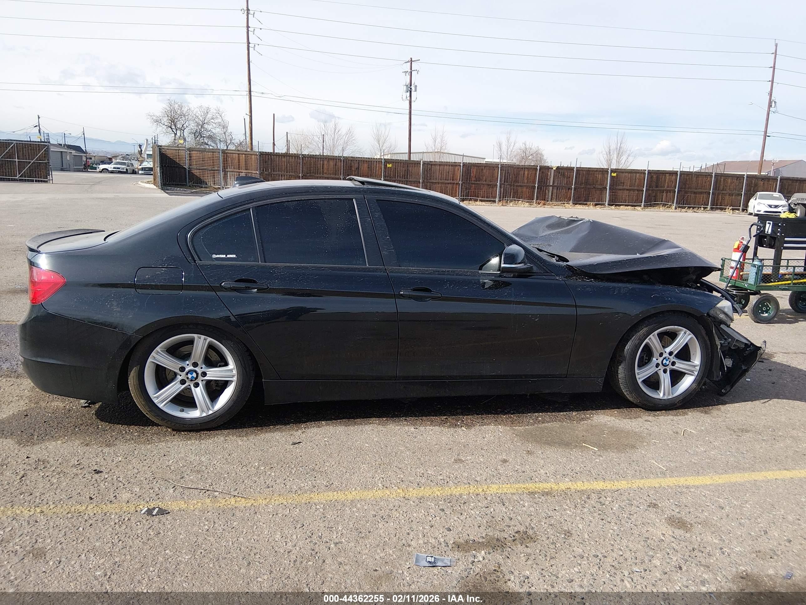 2015 Bmw 328i Xdrive Black vin: WBA3B5G59FNS17237