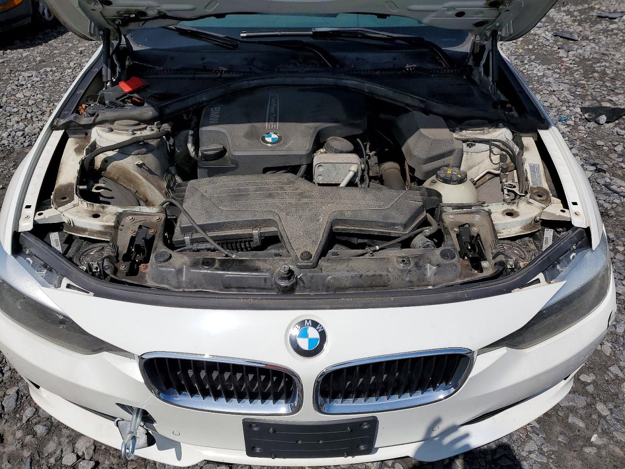 2015 Bmw 328 Xi Sulev White vin: WBA3B5G59FNS18422