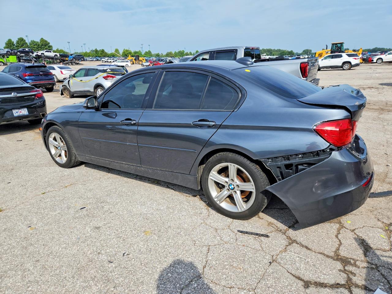 2015 Bmw 328 Xi Sulev Gray vin: WBA3B5G59FNS20140