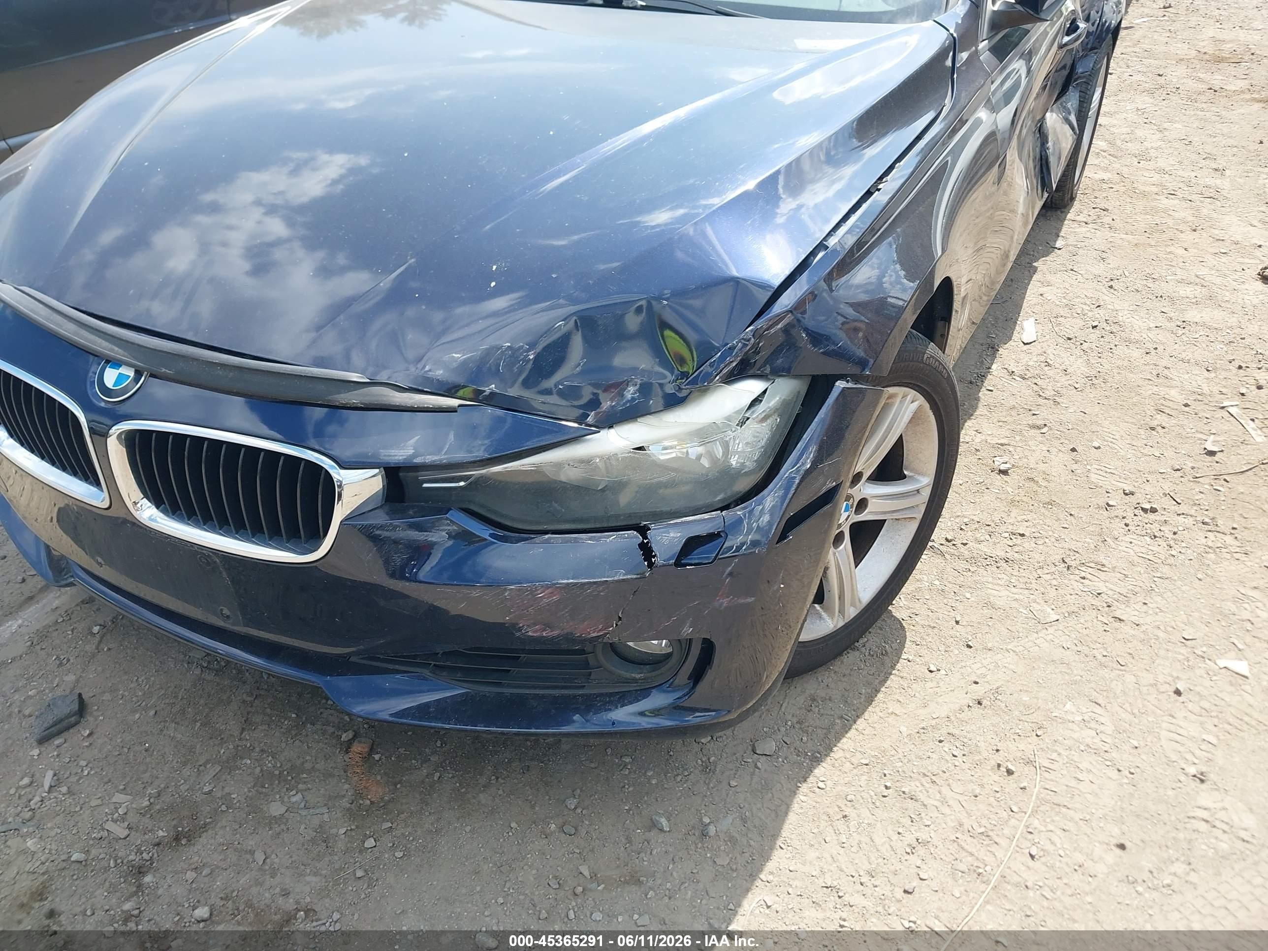 2013 Bmw 328i Xdrive Синий vin: WBA3B5G5XDNS01707