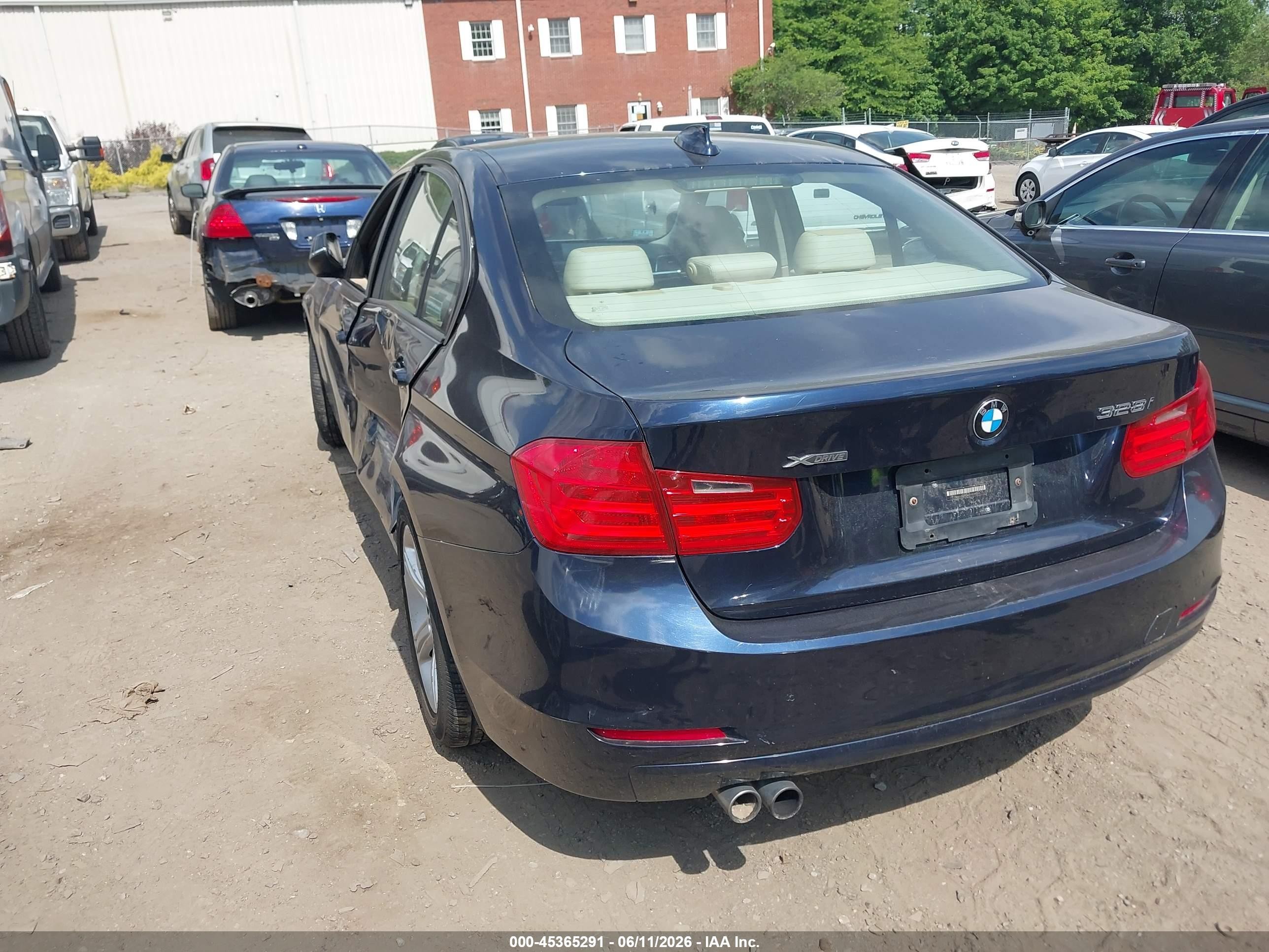 2013 Bmw 328i Xdrive Синий vin: WBA3B5G5XDNS01707
