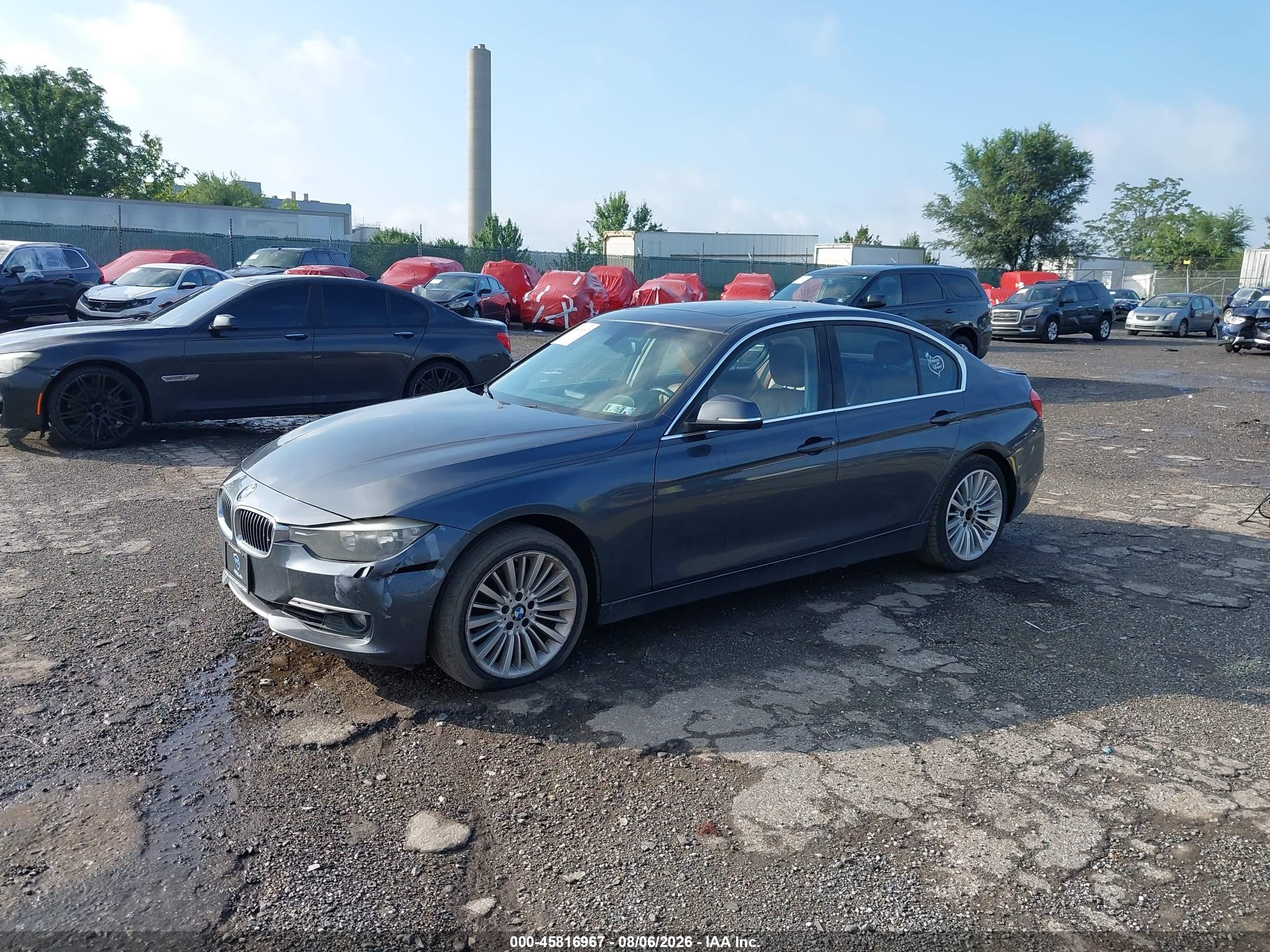 2014 Bmw 328i Xdrive Gray vin: WBA3B5G5XENS10182