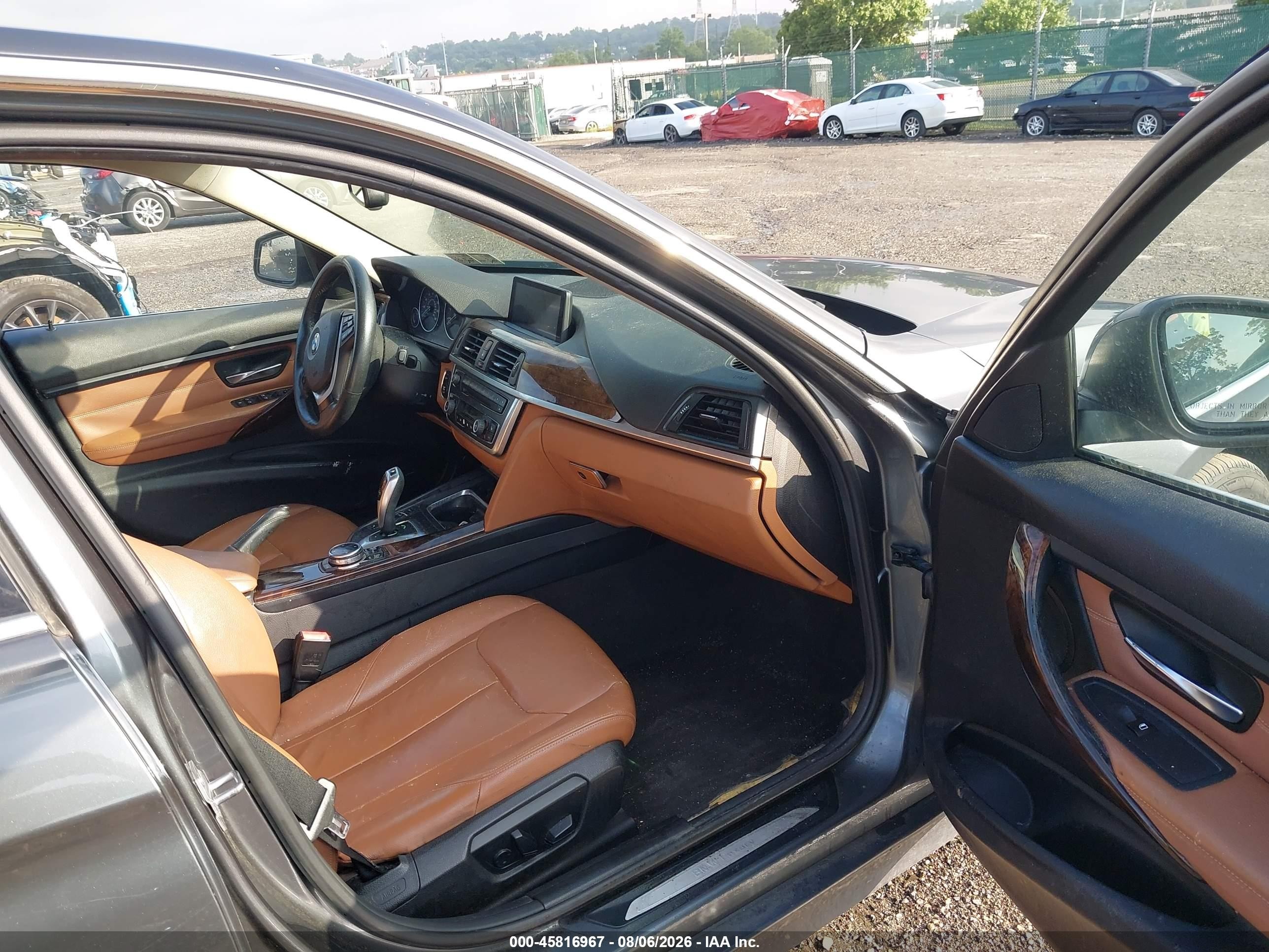 2014 Bmw 328i Xdrive Gray vin: WBA3B5G5XENS10182