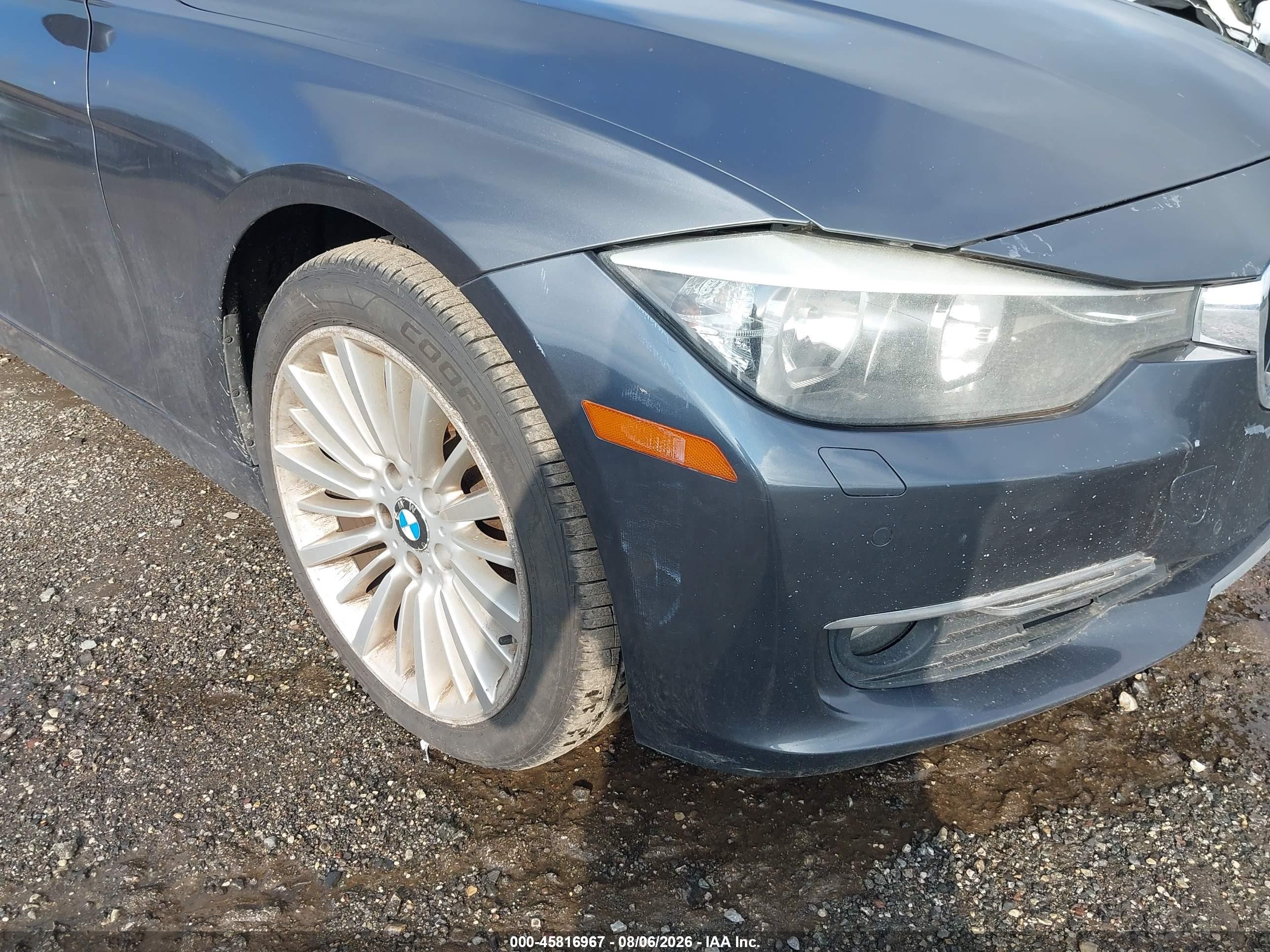 2014 Bmw 328i Xdrive Gray vin: WBA3B5G5XENS10182