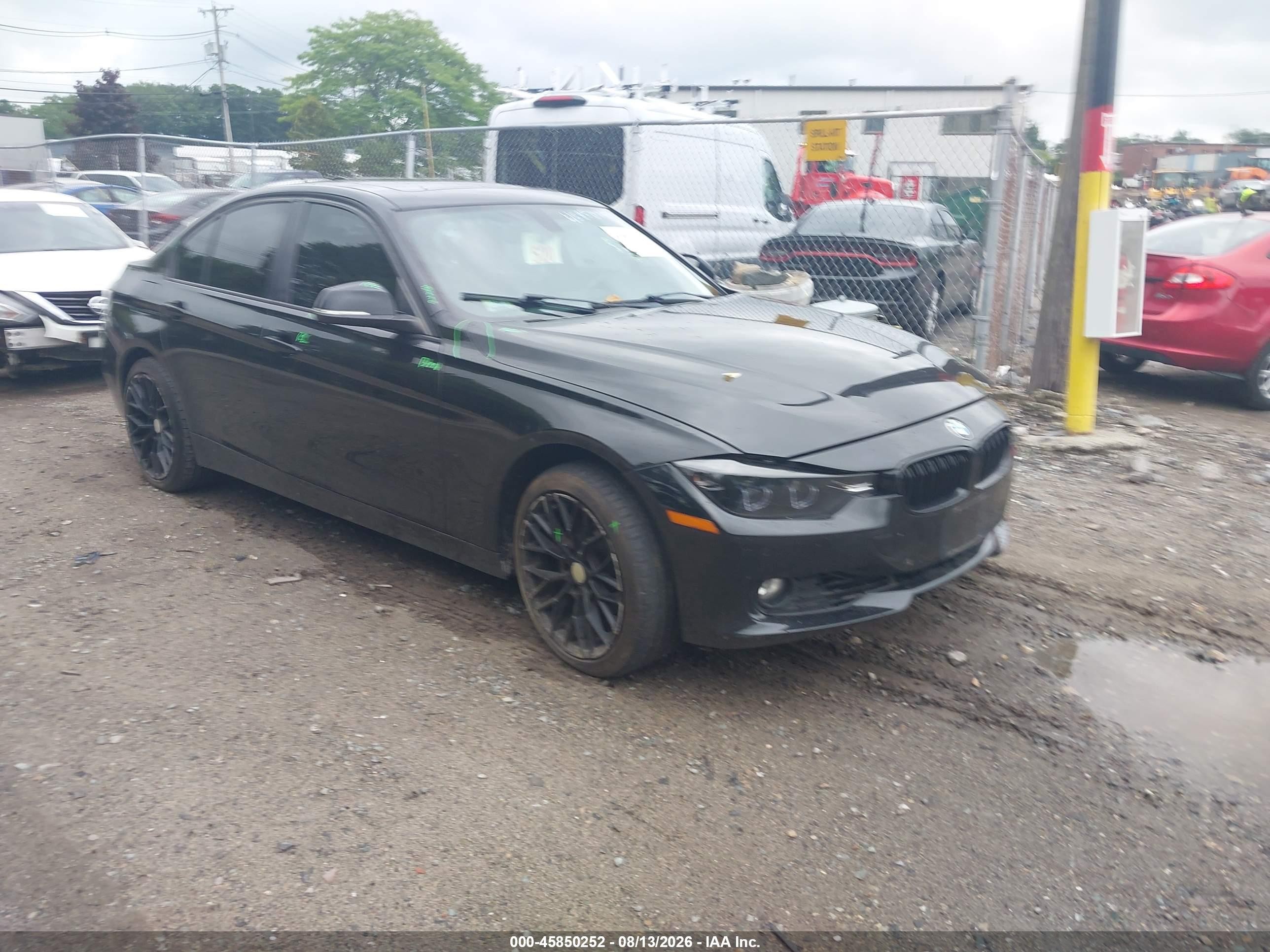 2014 Bmw 328i Xdrive Black vin: WBA3B5G5XENS10487
