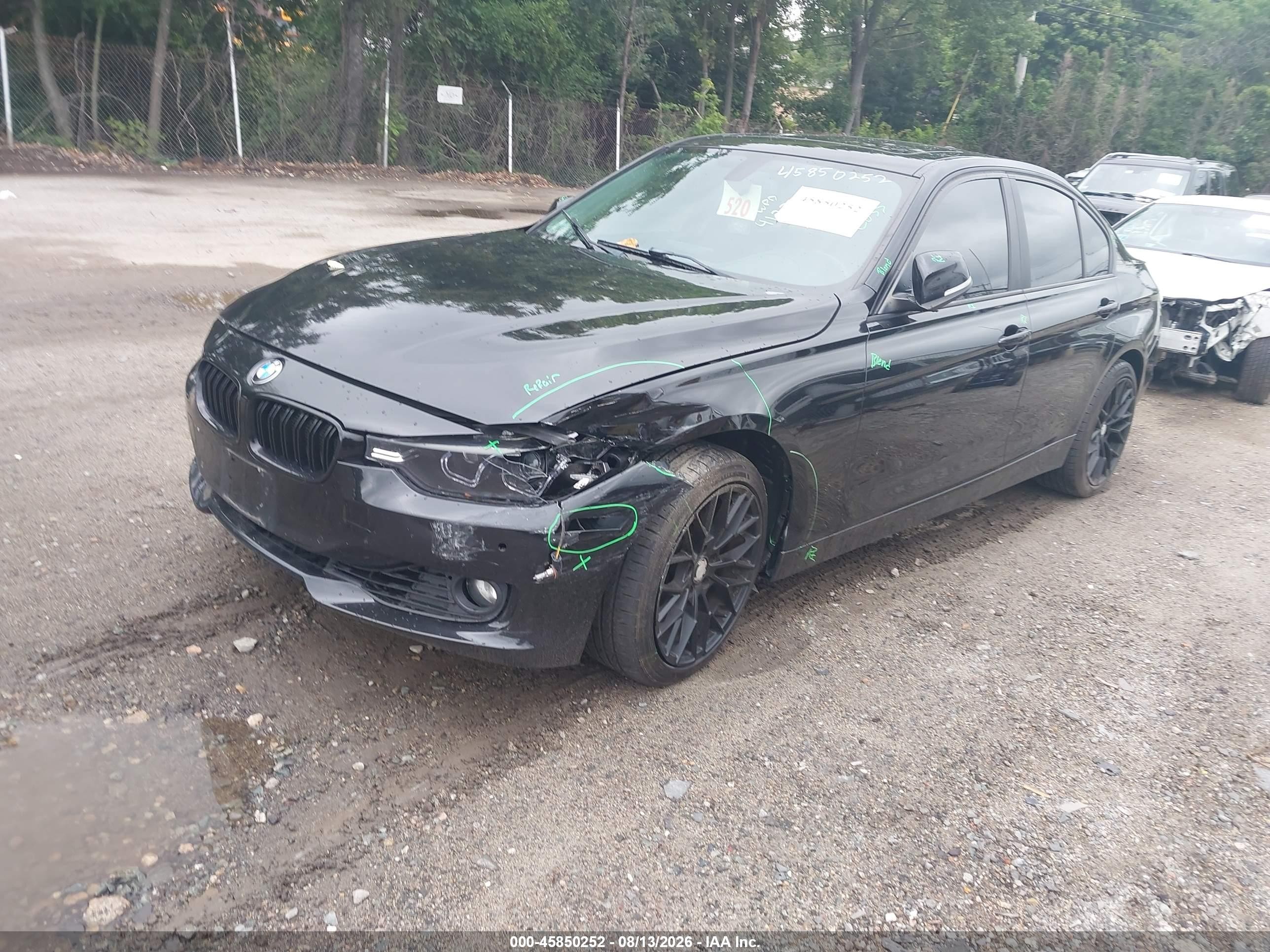 2014 Bmw 328i Xdrive Black vin: WBA3B5G5XENS10487