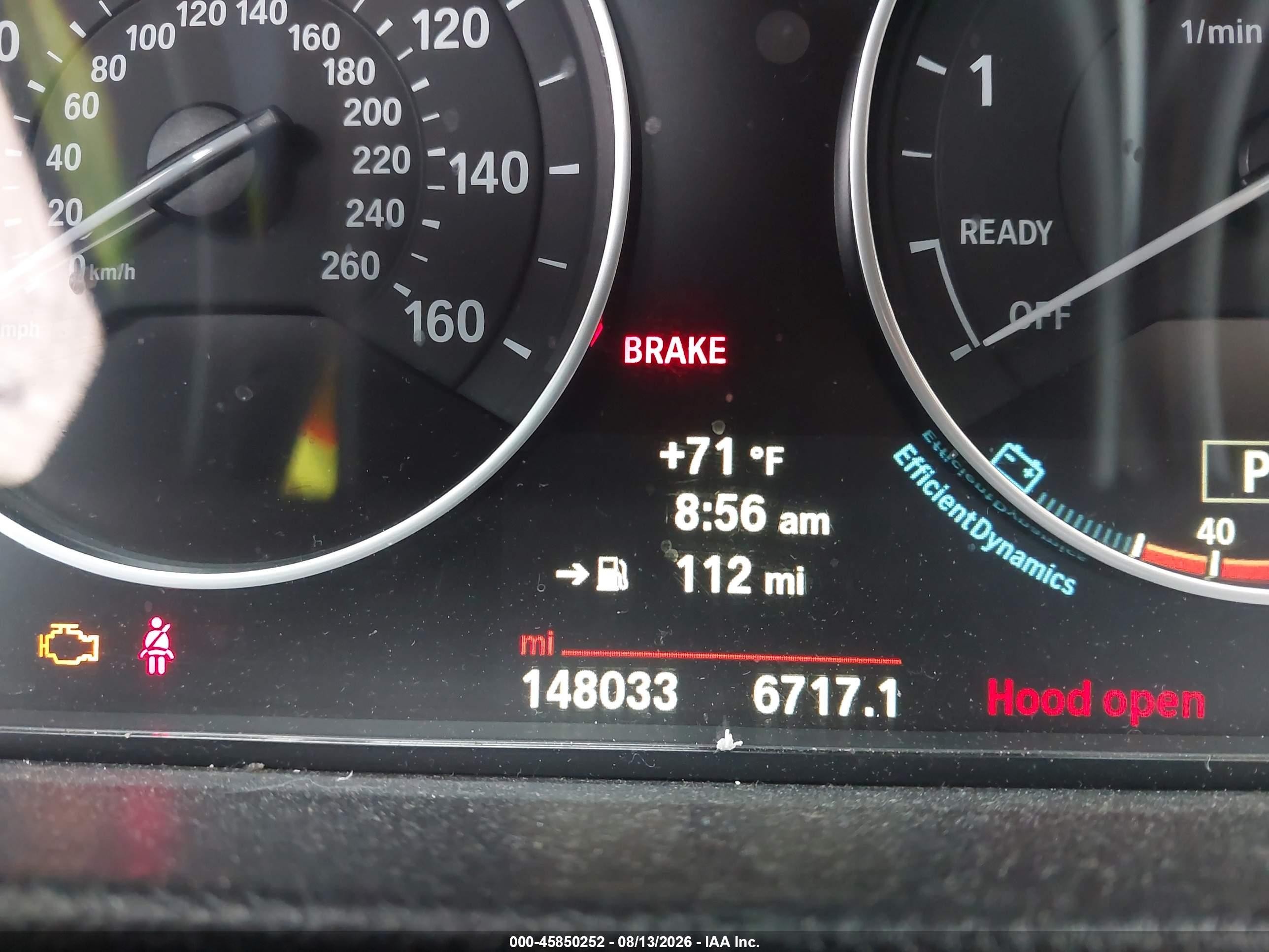 2014 Bmw 328i Xdrive Black vin: WBA3B5G5XENS10487