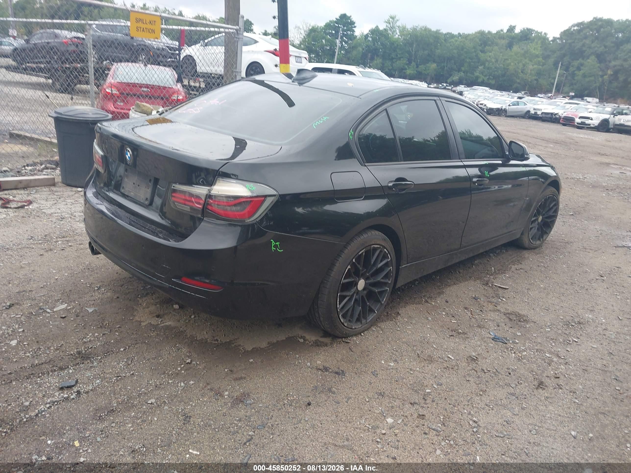 2014 Bmw 328i Xdrive Black vin: WBA3B5G5XENS10487