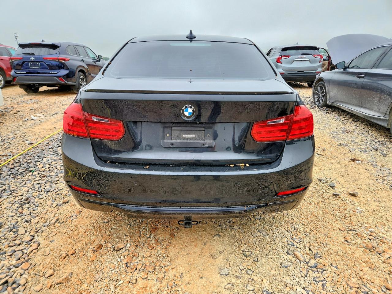 2013 Bmw 335 Xi Черный vin: WBA3B9C50DF585794