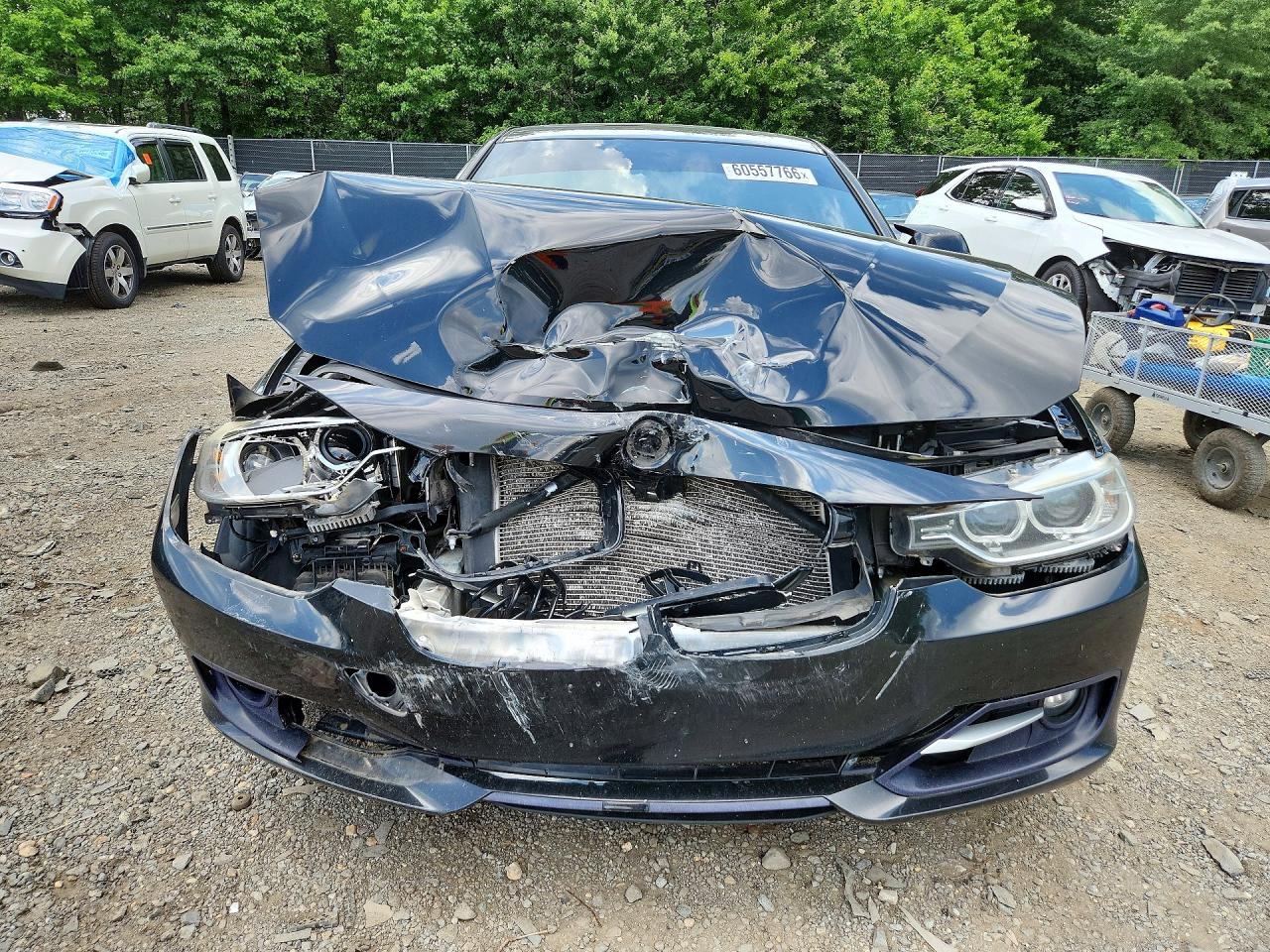 2014 Bmw 335 Xi Черный vin: WBA3B9C50EP458538