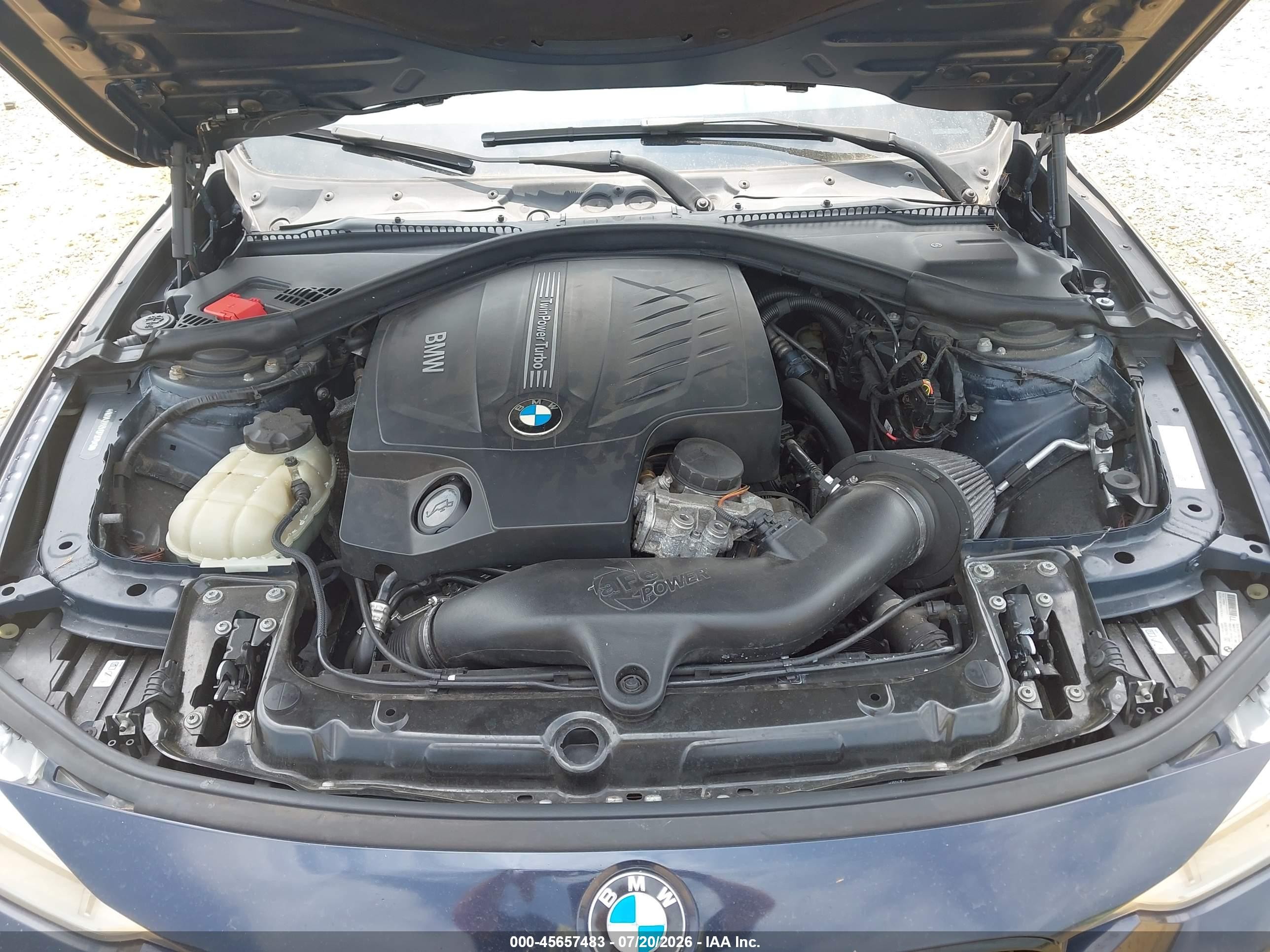 2013 Bmw 335i Xdrive Dark Blue vin: WBA3B9C51DF587540