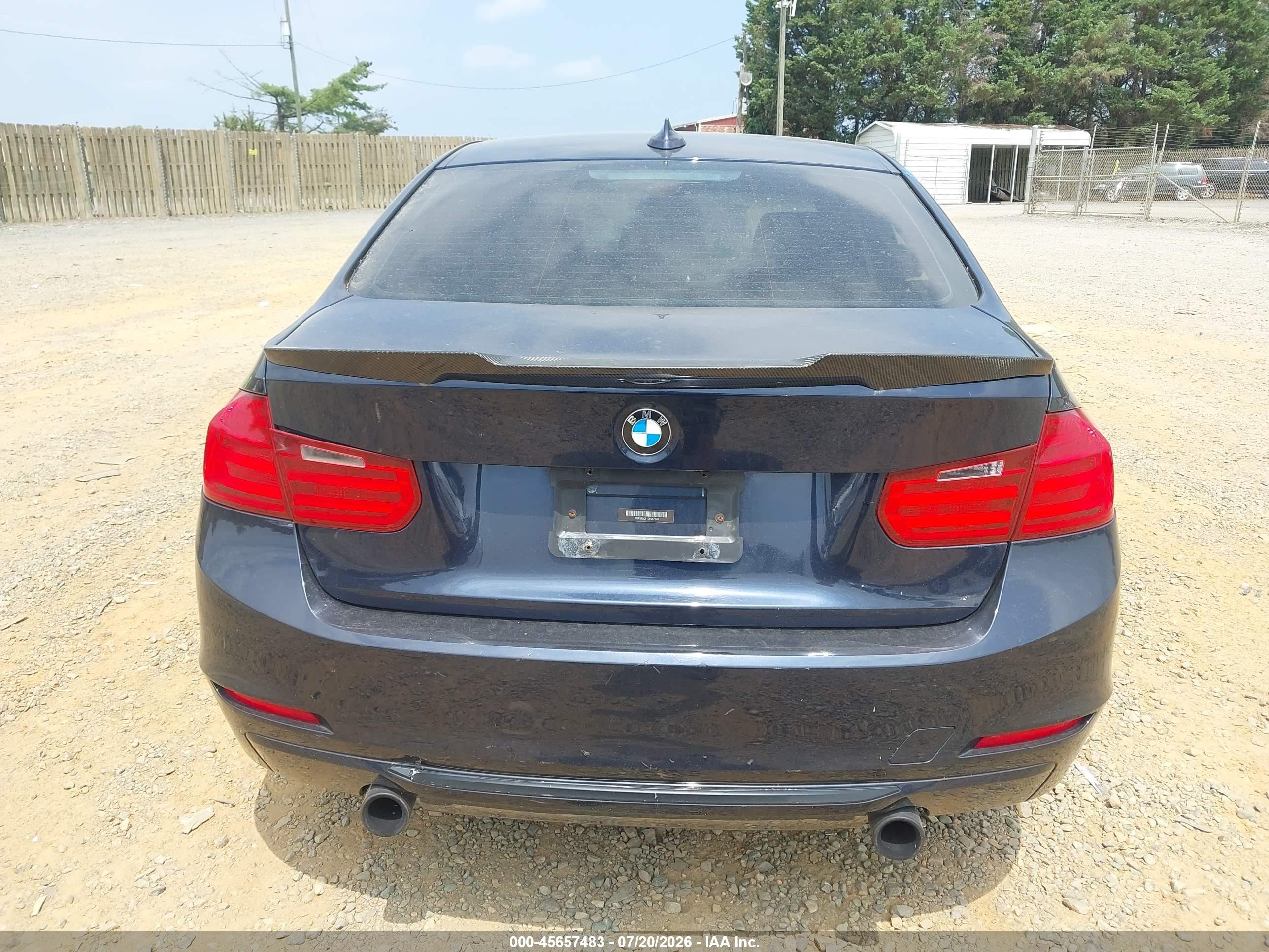 2013 Bmw 335i Xdrive Dark Blue vin: WBA3B9C51DF587540