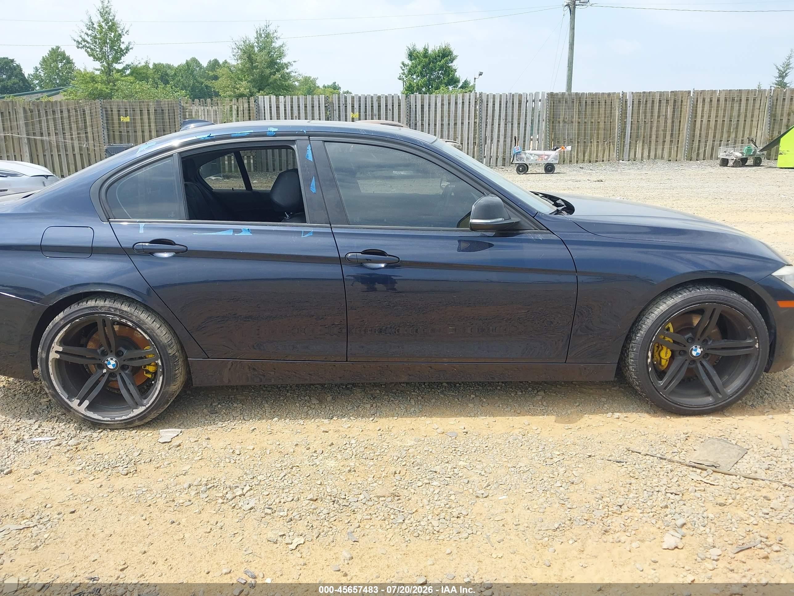2013 Bmw 335i Xdrive Dark Blue vin: WBA3B9C51DF587540