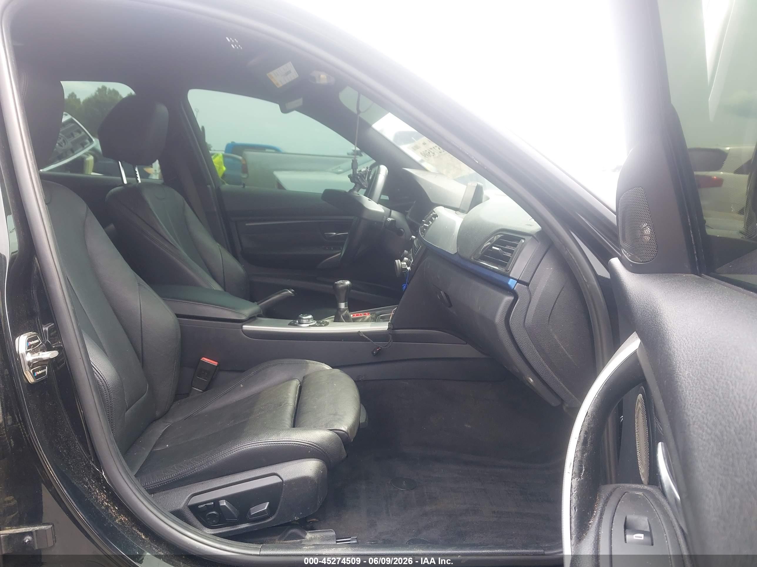 2013 Bmw 335i Xdrive Black vin: WBA3B9C51DF801023