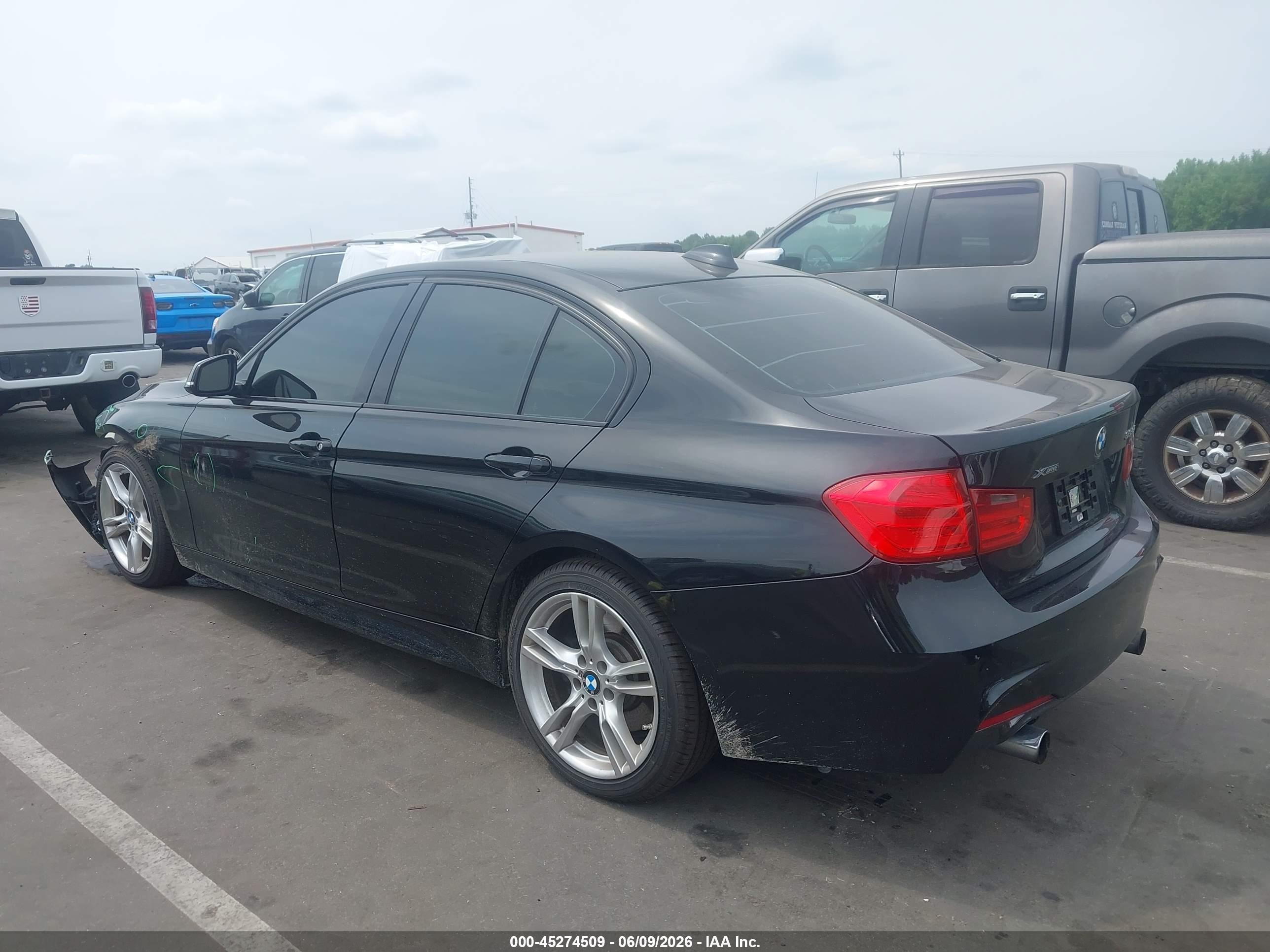 2013 Bmw 335i Xdrive Black vin: WBA3B9C51DF801023