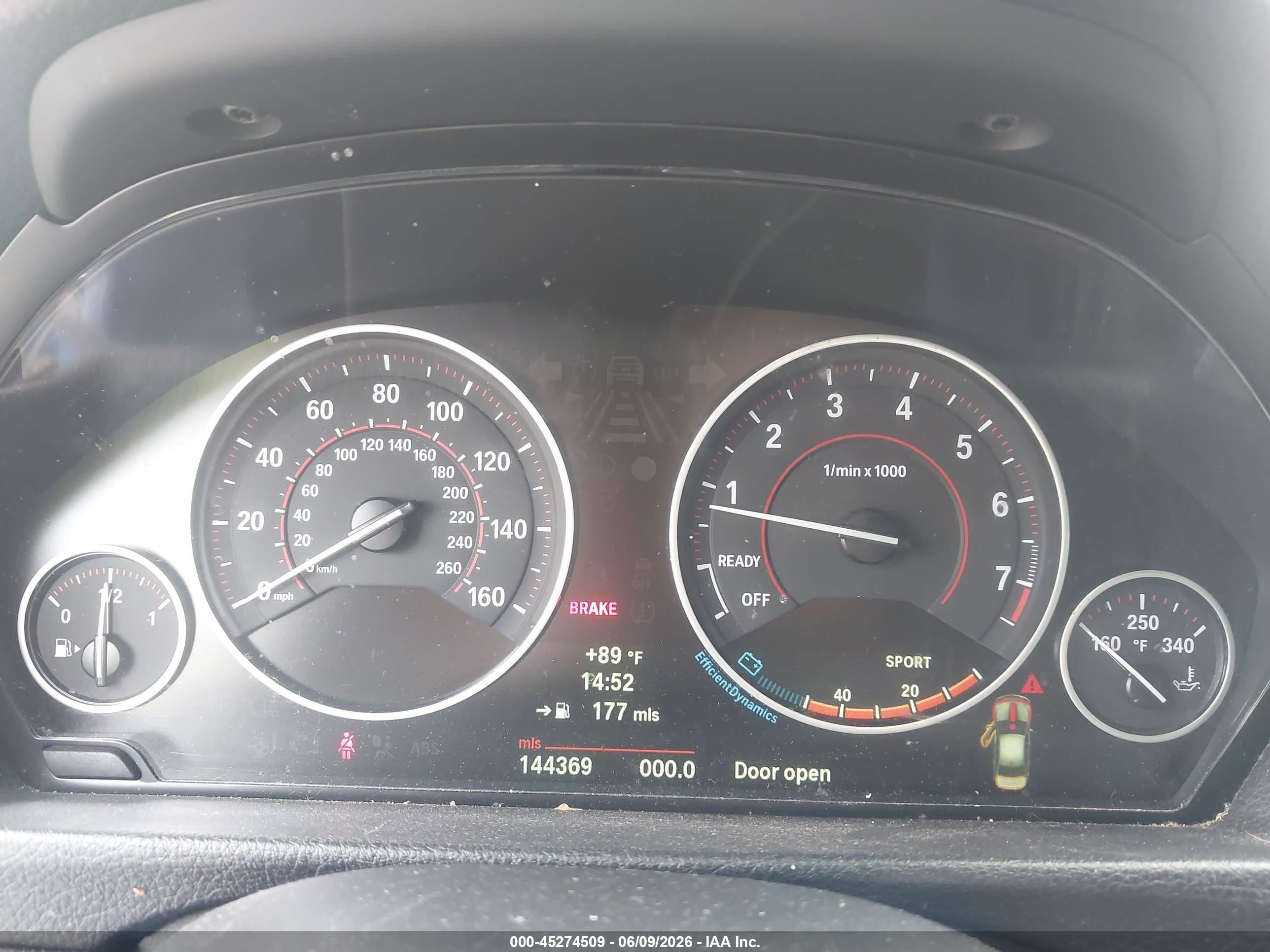 2013 Bmw 335i Xdrive Black vin: WBA3B9C51DF801023