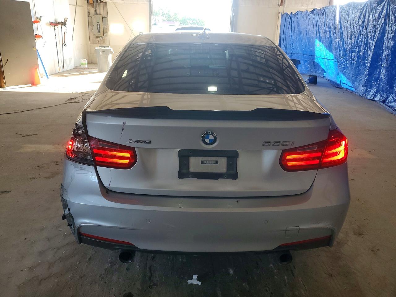 2013 Bmw 335 Xi Silver vin: WBA3B9C52DF140991