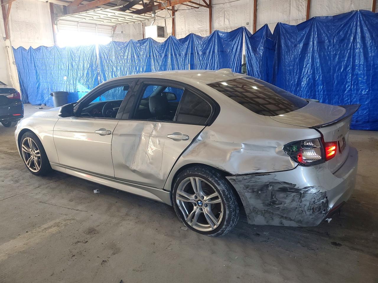 2013 Bmw 335 Xi Silver vin: WBA3B9C52DF140991
