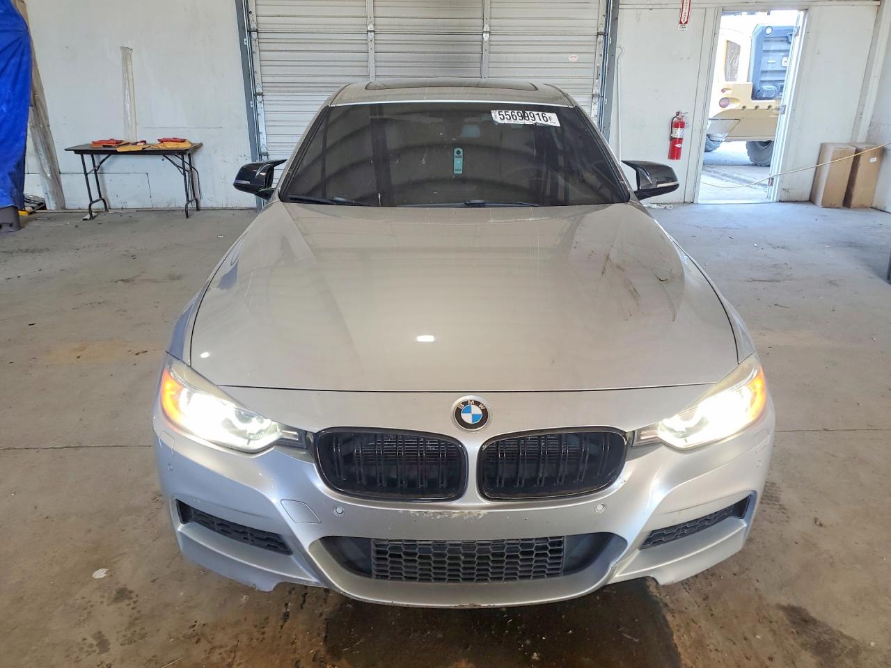 2013 Bmw 335 Xi Silver vin: WBA3B9C52DF140991