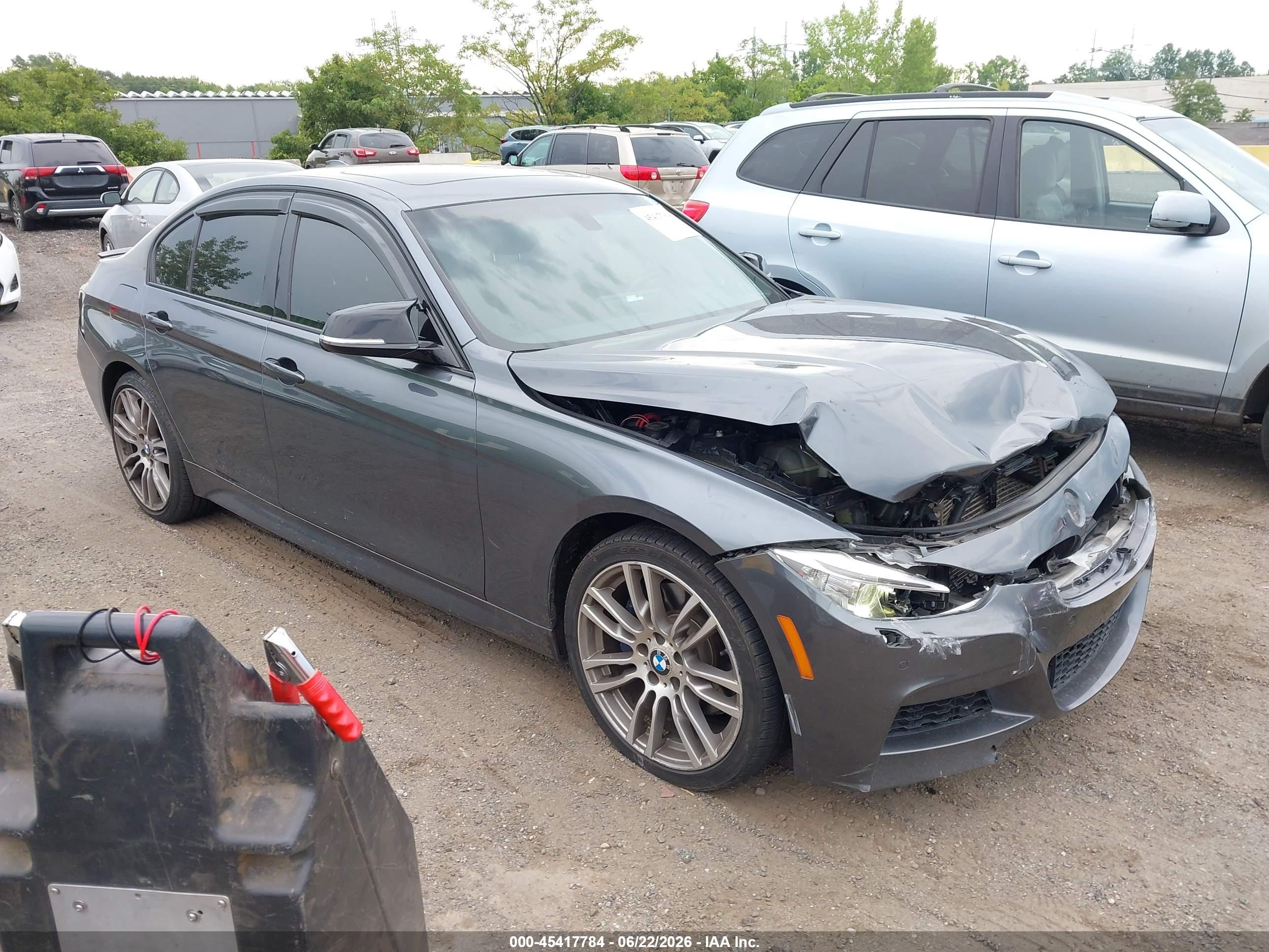 2013 Bmw 335i Xdrive Gray vin: WBA3B9C52DJ899119