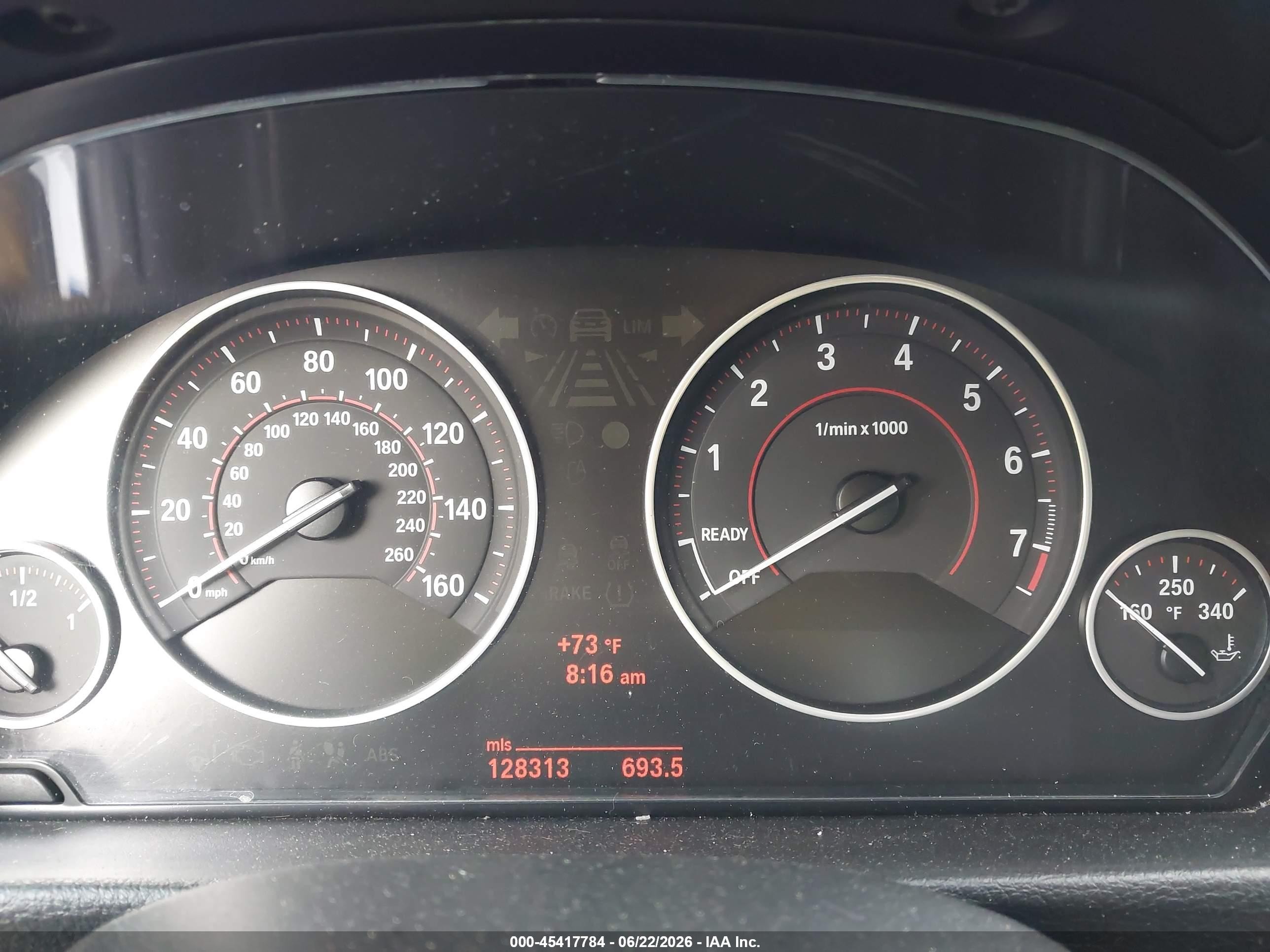 2013 Bmw 335i Xdrive Gray vin: WBA3B9C52DJ899119