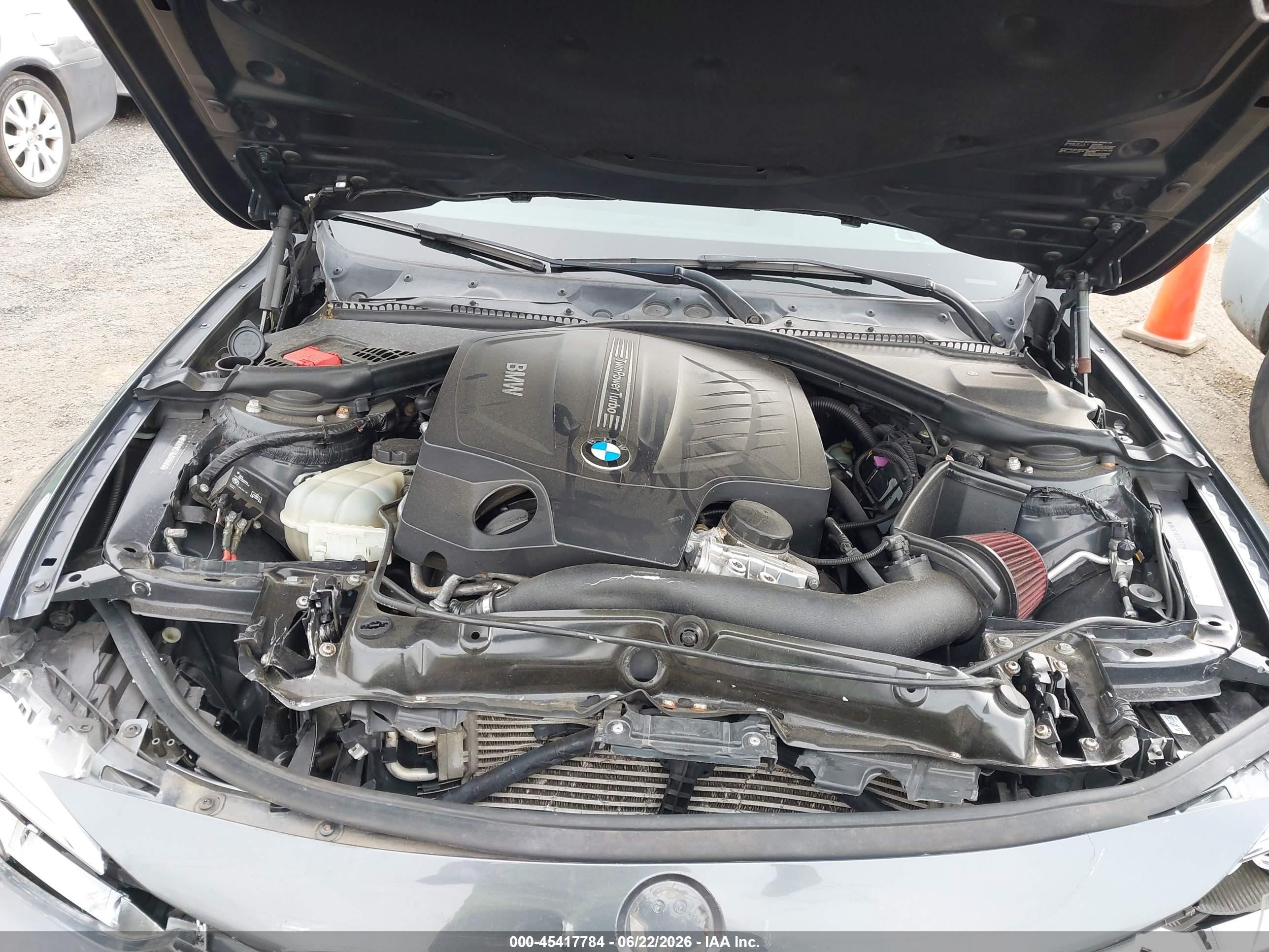 2013 Bmw 335i Xdrive Gray vin: WBA3B9C52DJ899119